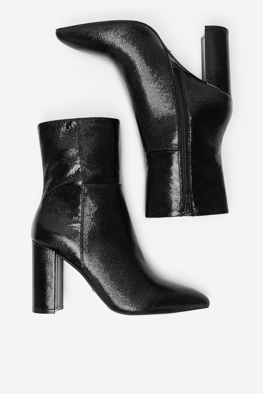 Mexx - Botki ocieplane na słupku - 5905588894636