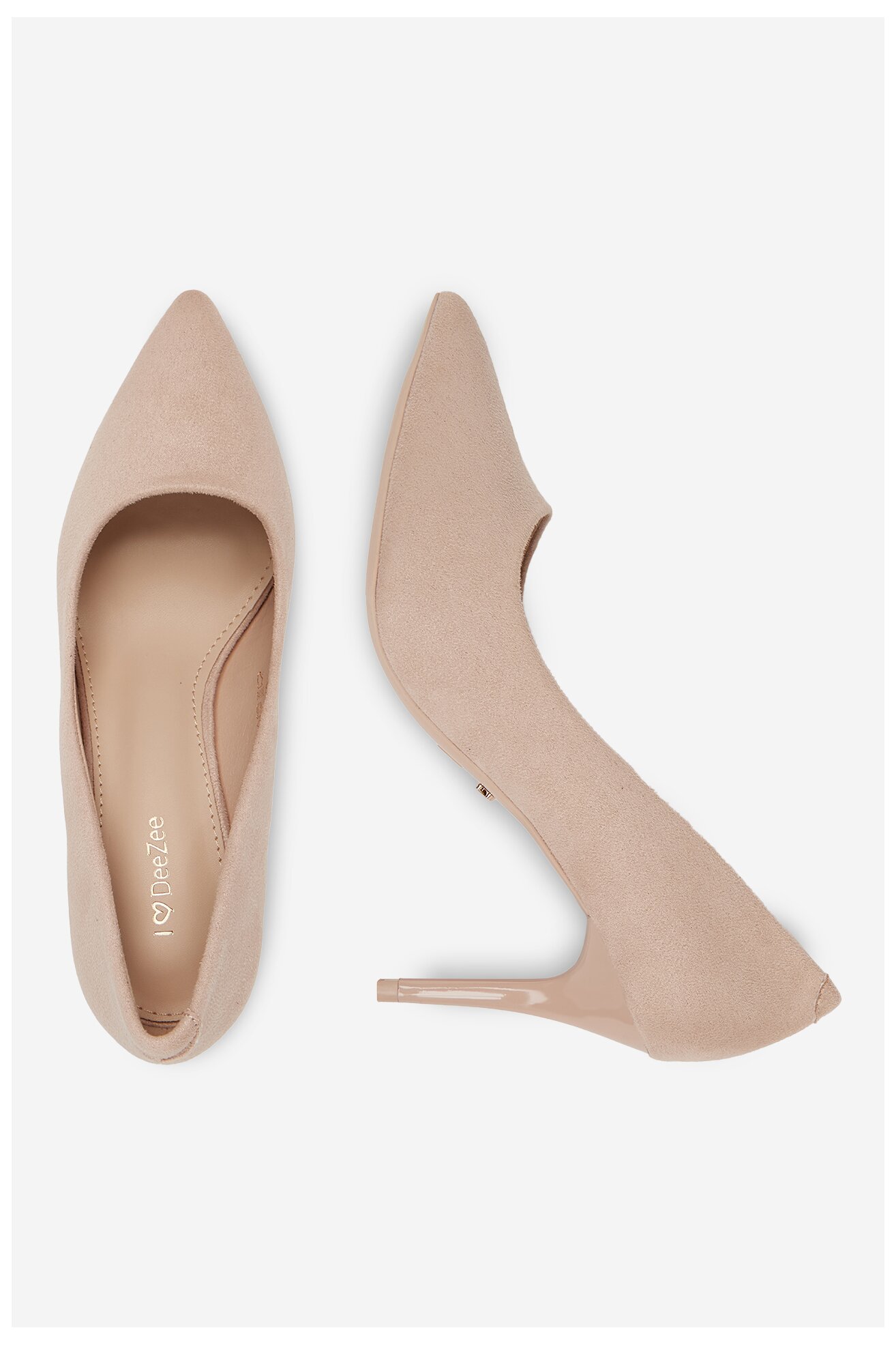 Pantofi cu toc DeeZee DZ002 BEJ