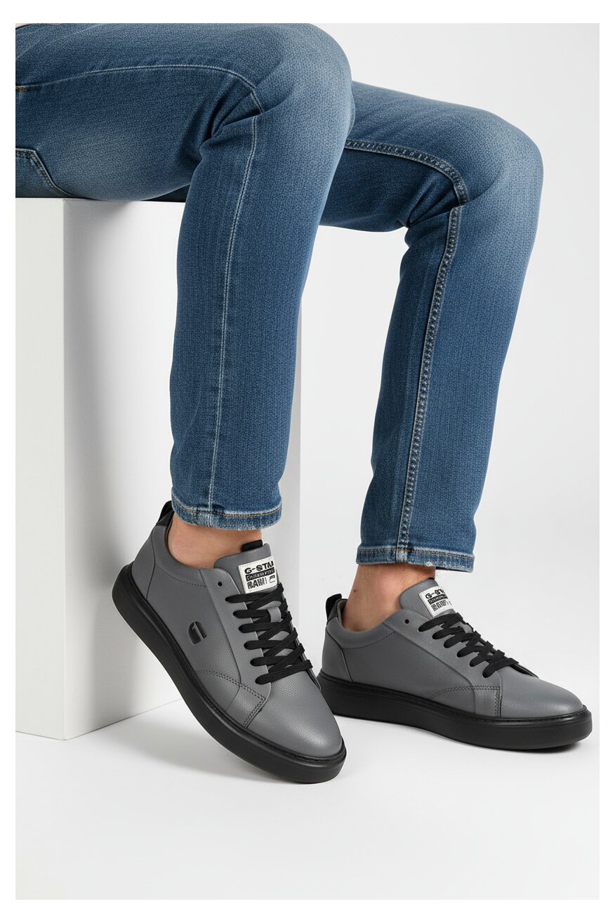 G-STAR RAW - Sneakersy skórzane - 5906751462737