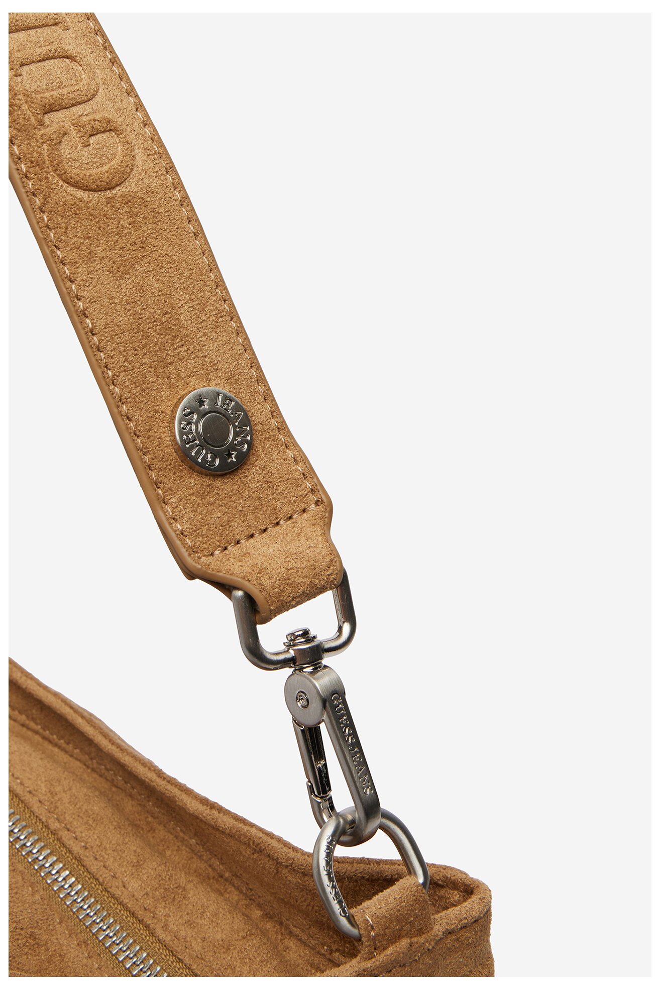 Дамска чанта GUESS JEANS CWBEO-GUESS-B-007-09 ТЪМНОБЕЖОВ