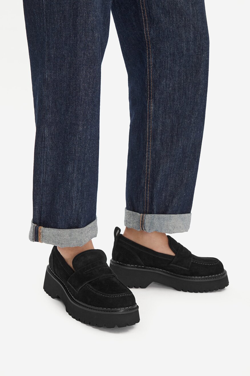 Mocasini Badura NEGRU - 5906751282168