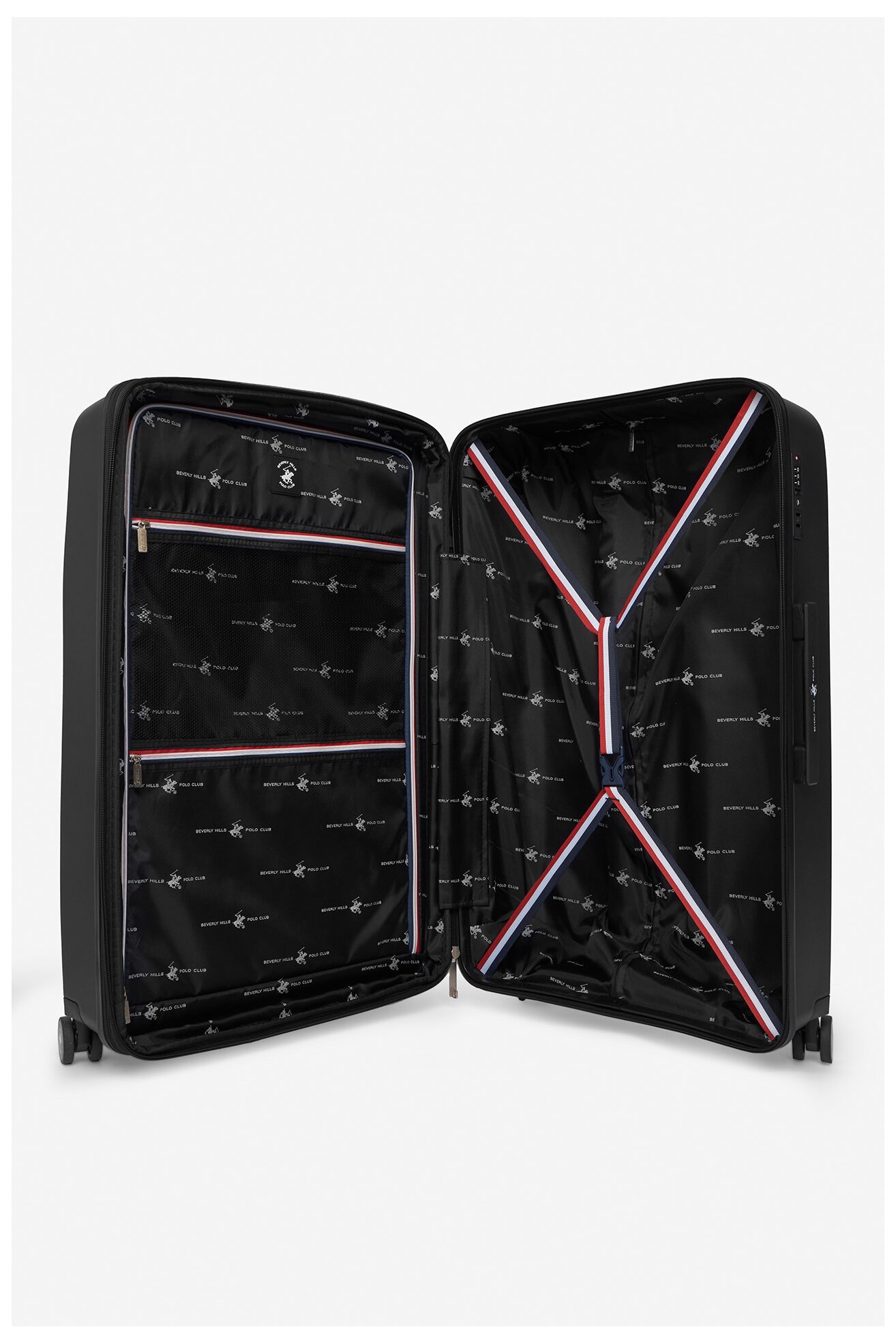 Walizka Beverly Hills Polo Club CEO-BHPC-WAL-007-L Czarny