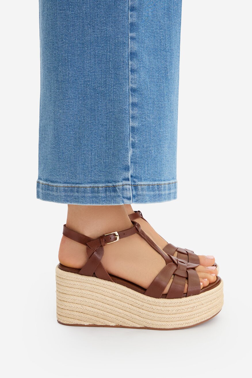 Badura - Espadryle skórzane - 5906751671115