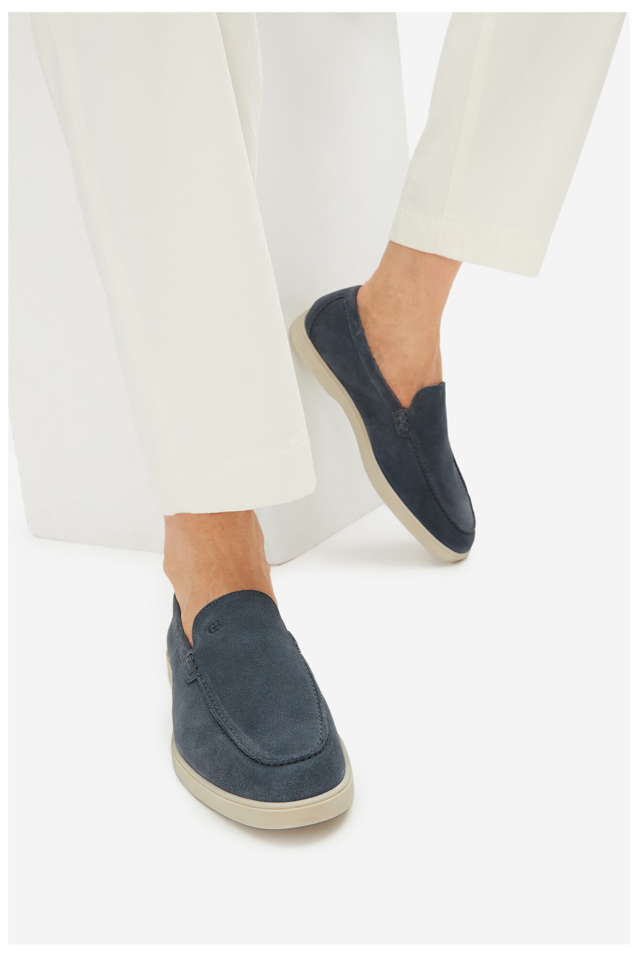 Mokasyn Gino Rossi MASSI-01 MI08 Niebieski