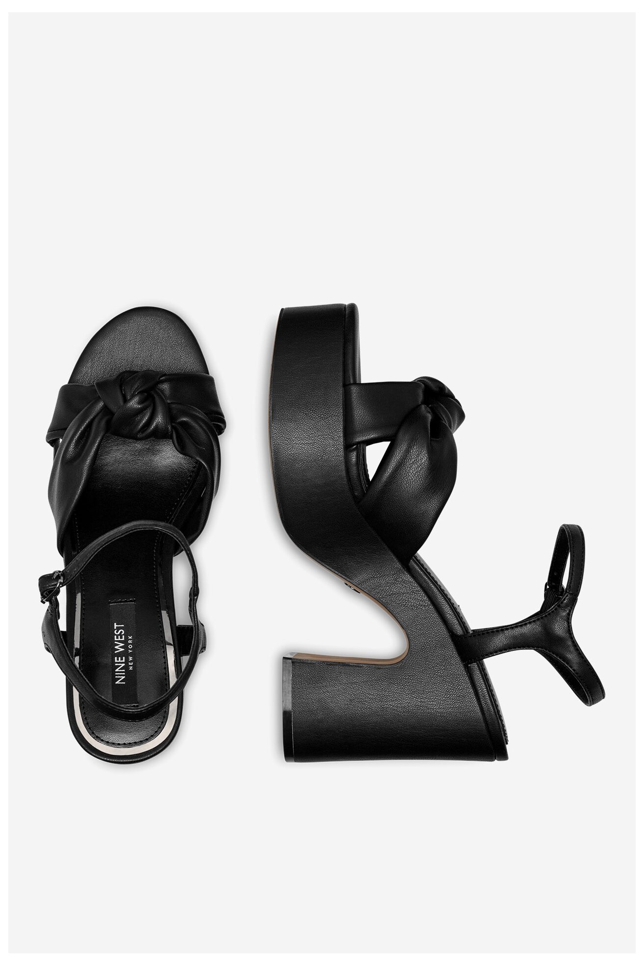 Szandál NINE WEST WFA2634-1 FEKETE