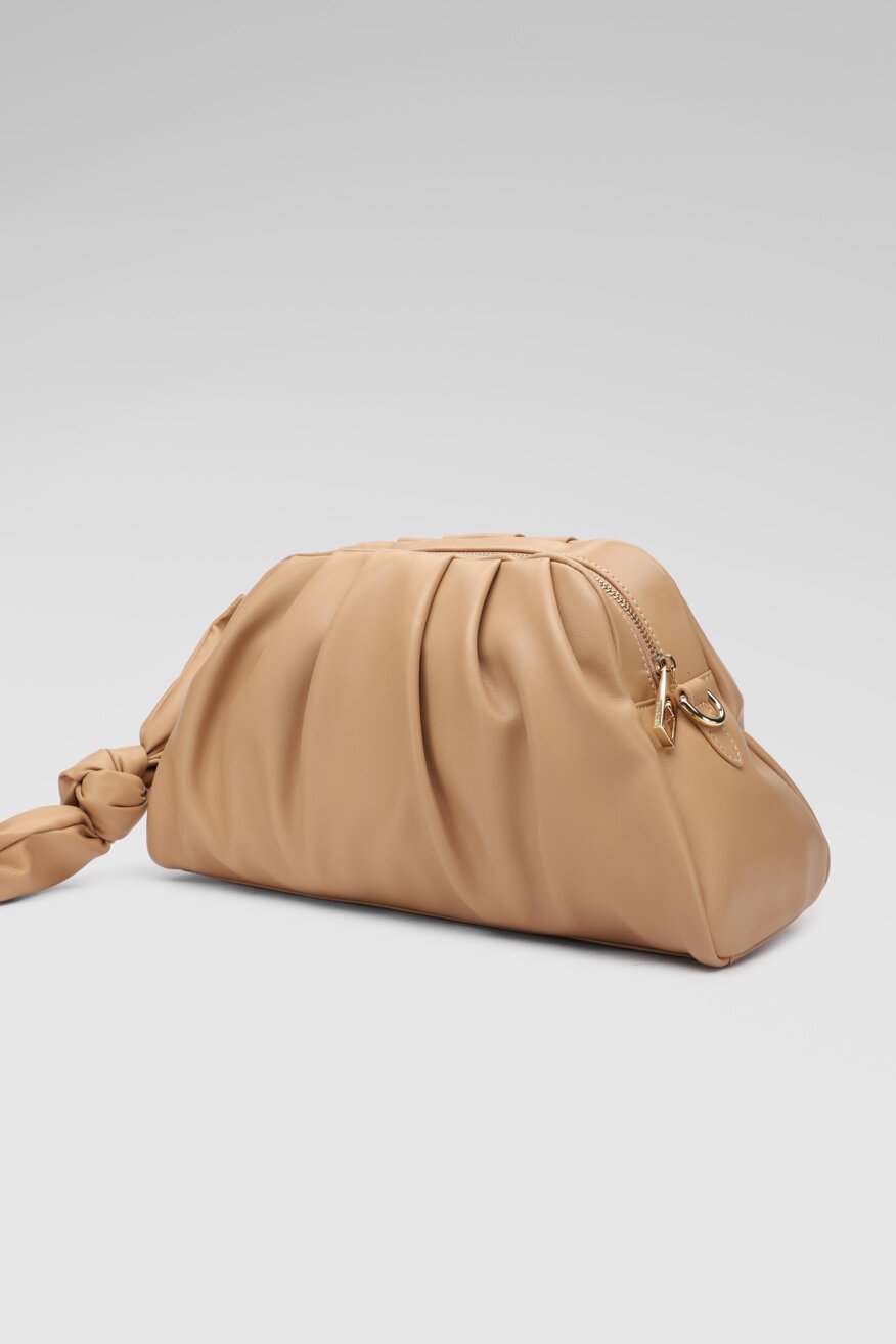 
                Gino Rossi - Torebka skórzana beżowa - 5903698558998