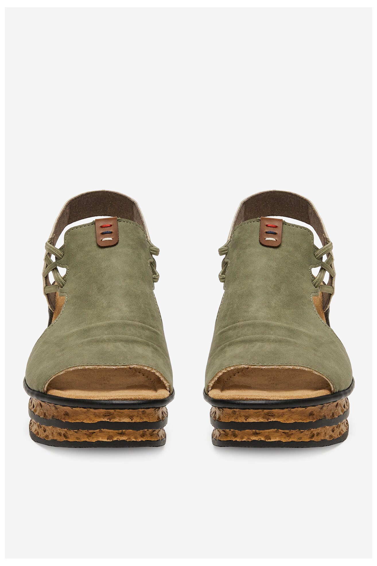 Sandały Rieker CEO-68175-52 Oliwkowy jasny