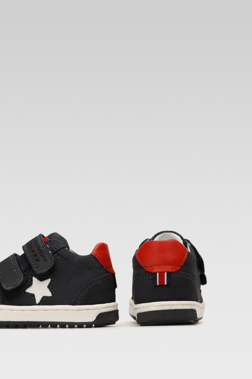 
                Sergio Bardi Kids - Skórzane półbuty granatowe - 5903698708775