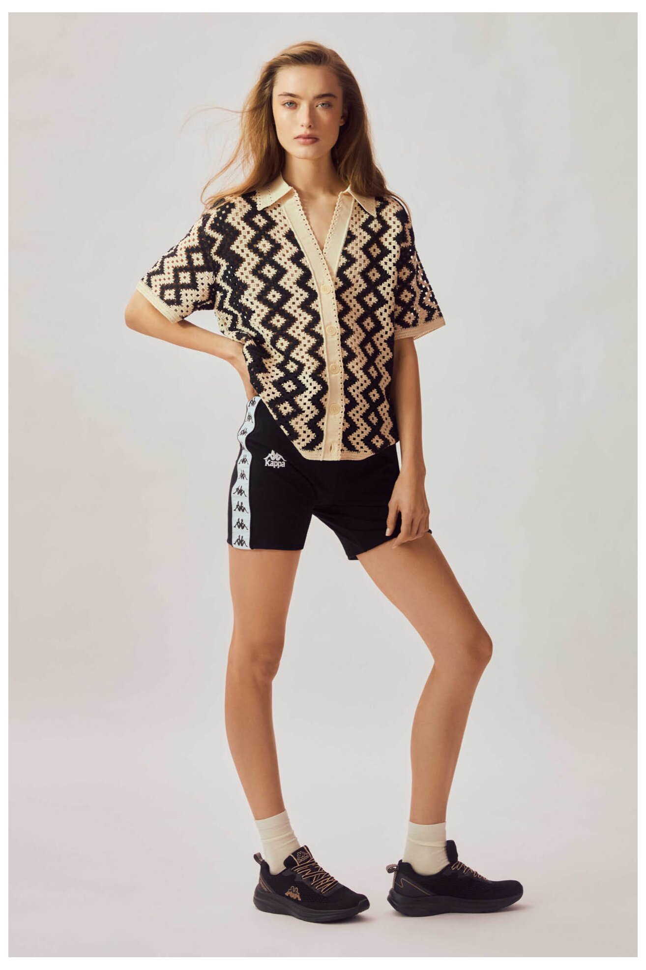 Încălțăminte sport Kappa SS24-3C009-W NEGRU