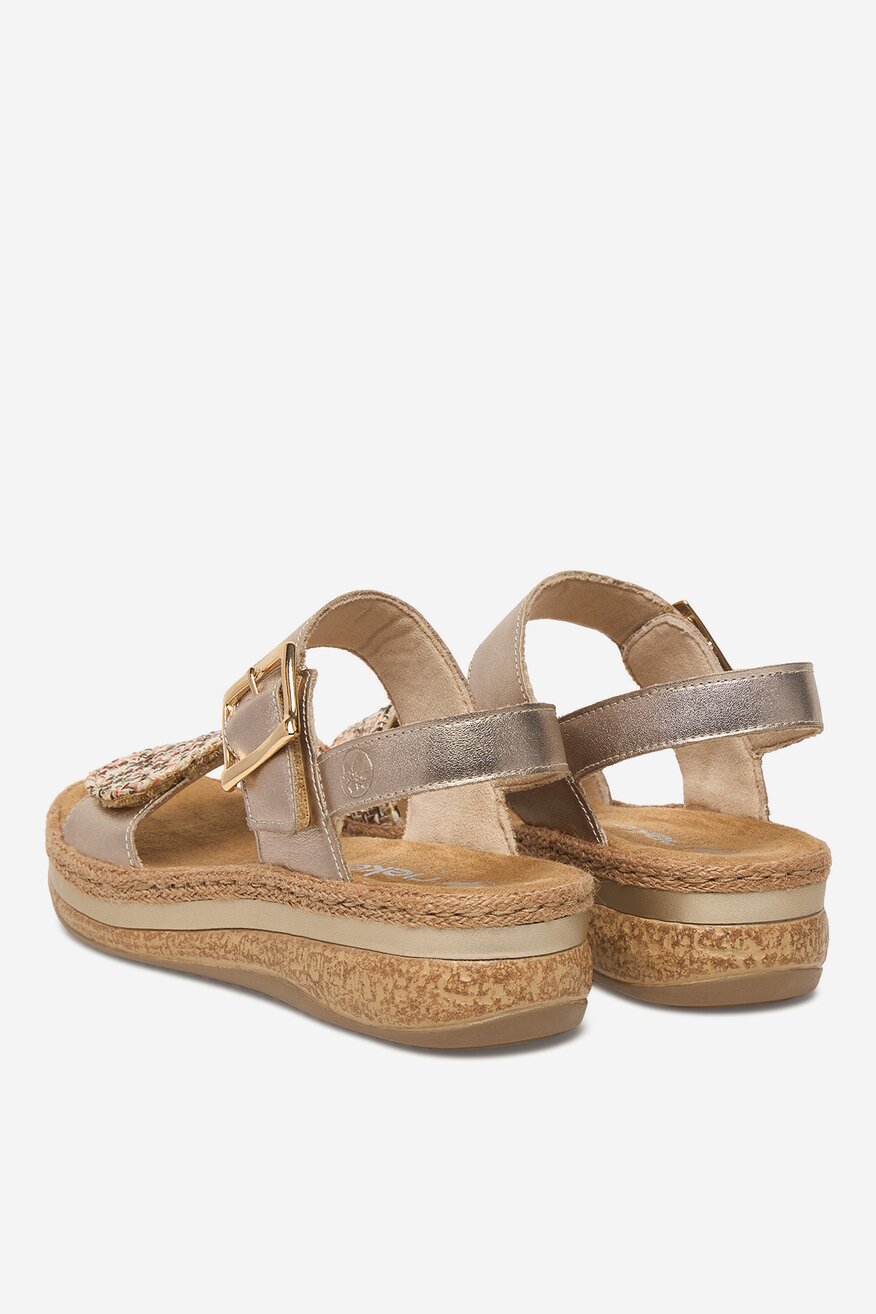 
                Rieker - Sandały skórzane - 5906751766538