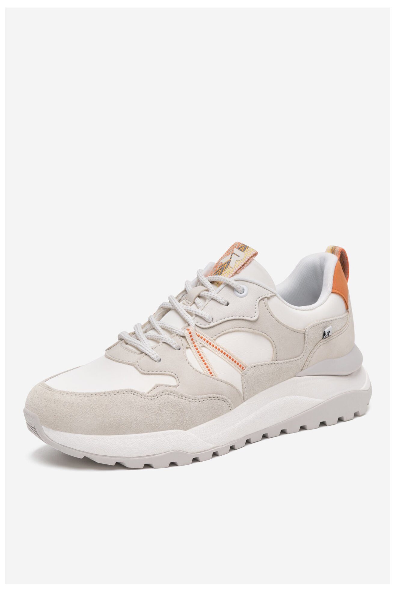 Sneakers Rieker Revolution Lifestyle W2501-80 Beżowy jasny