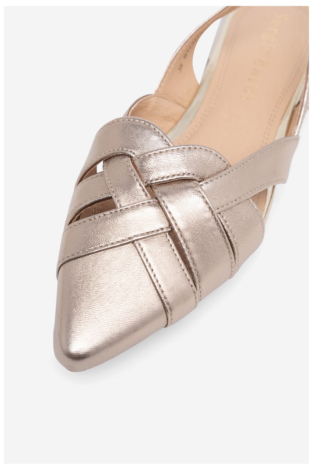 Baleriny Sergio Bardi WYL3476-1Z-SB Złoty