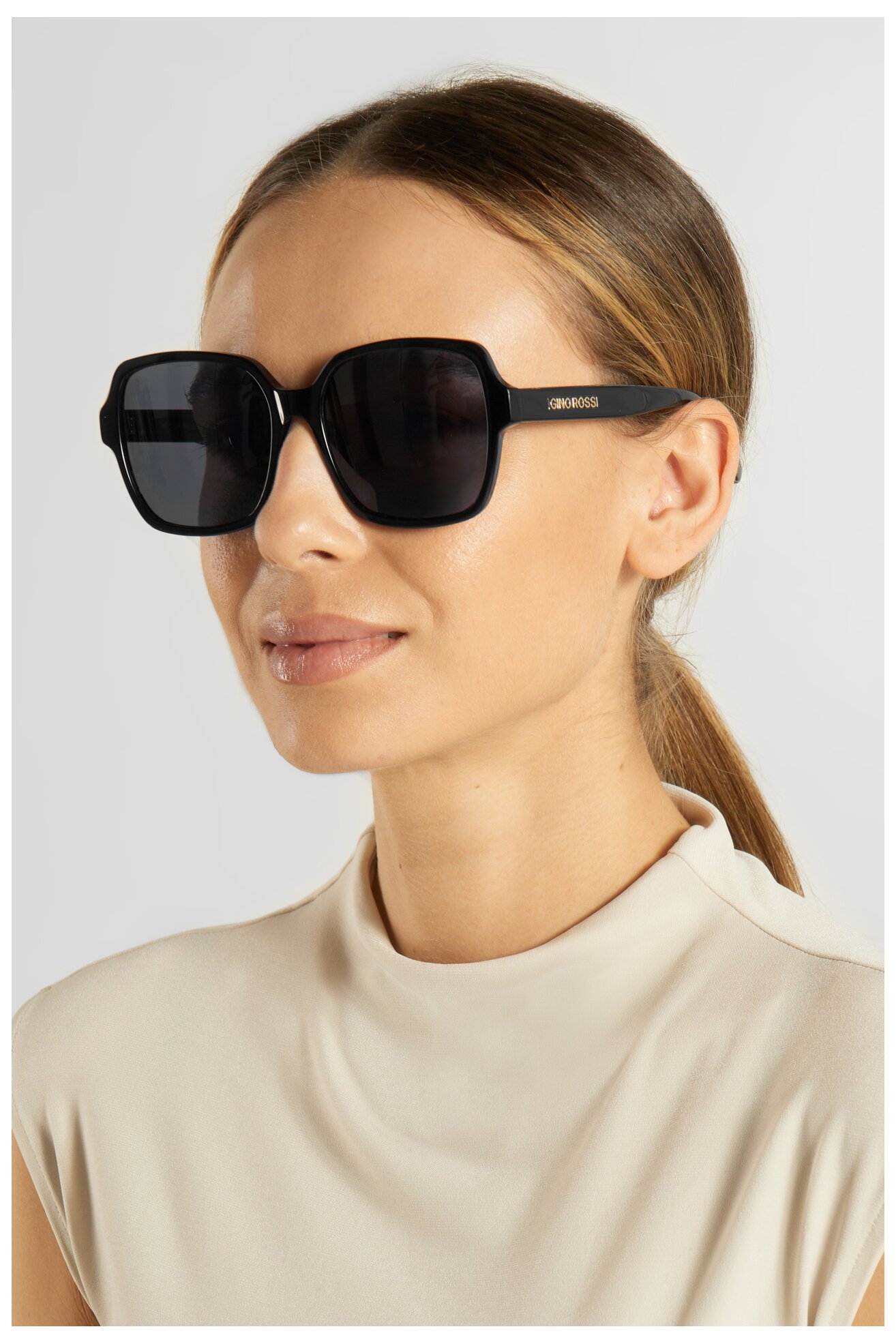 Okulary damskie Gino Rossi GR6621S Czarny