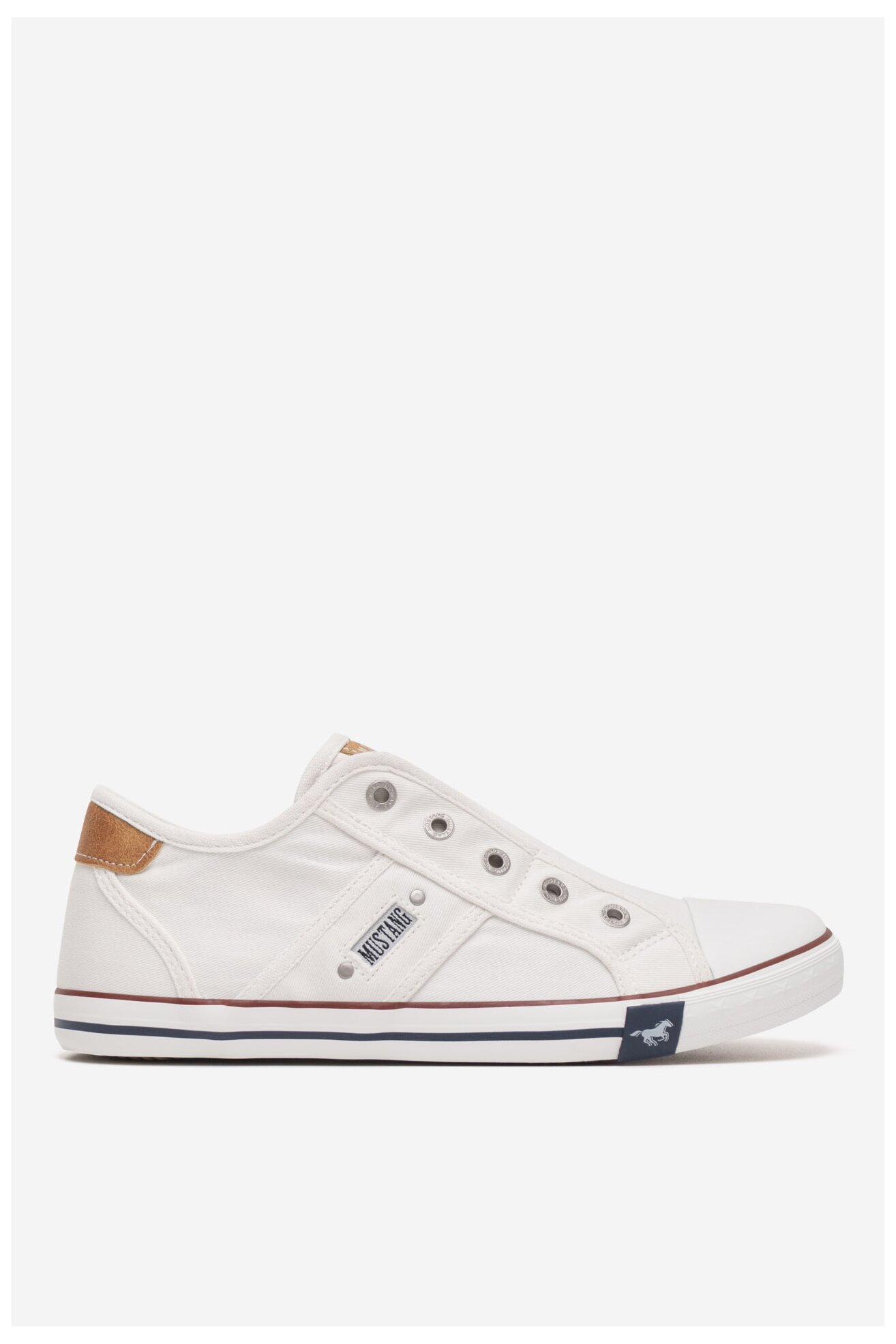 Pantofi pânză Mustang 1099-409 ALB