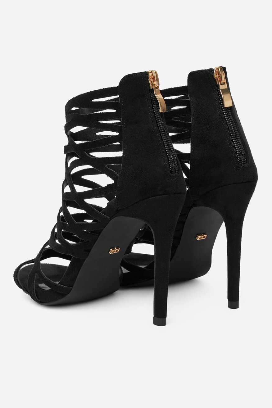 DeeZee - Sandały na szpilce - 5906751135648