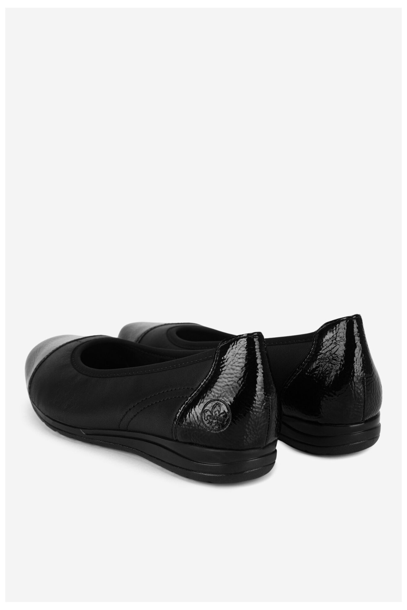 Baleriny Rieker L9351-00 Czarny