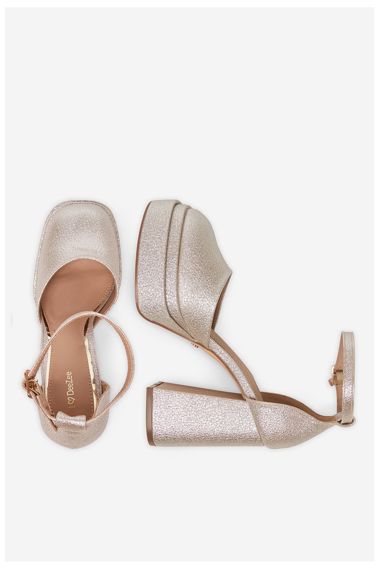 Pantofi cu toc DeeZee LW85478-6 AURIU