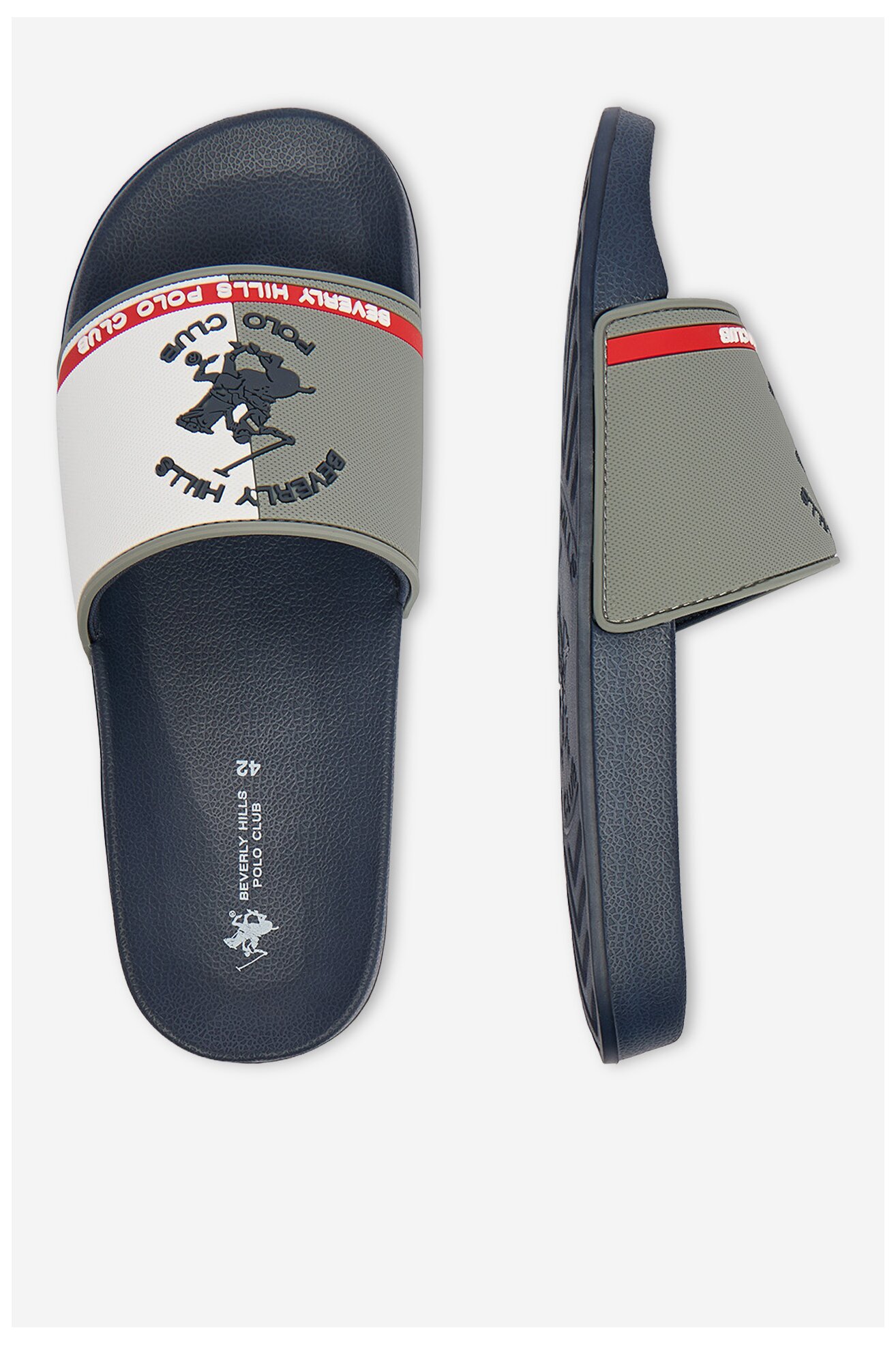 Klapki basenowe Beverly Hills Polo Club CEOWB-865812 Granatowy