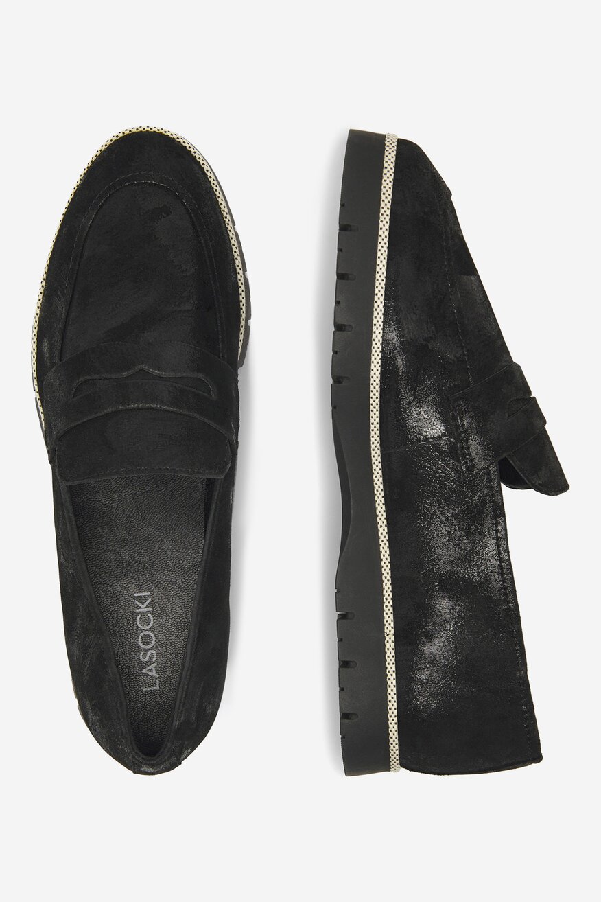 
                Mokaszin Lasocki FEKETE - 5905588347606