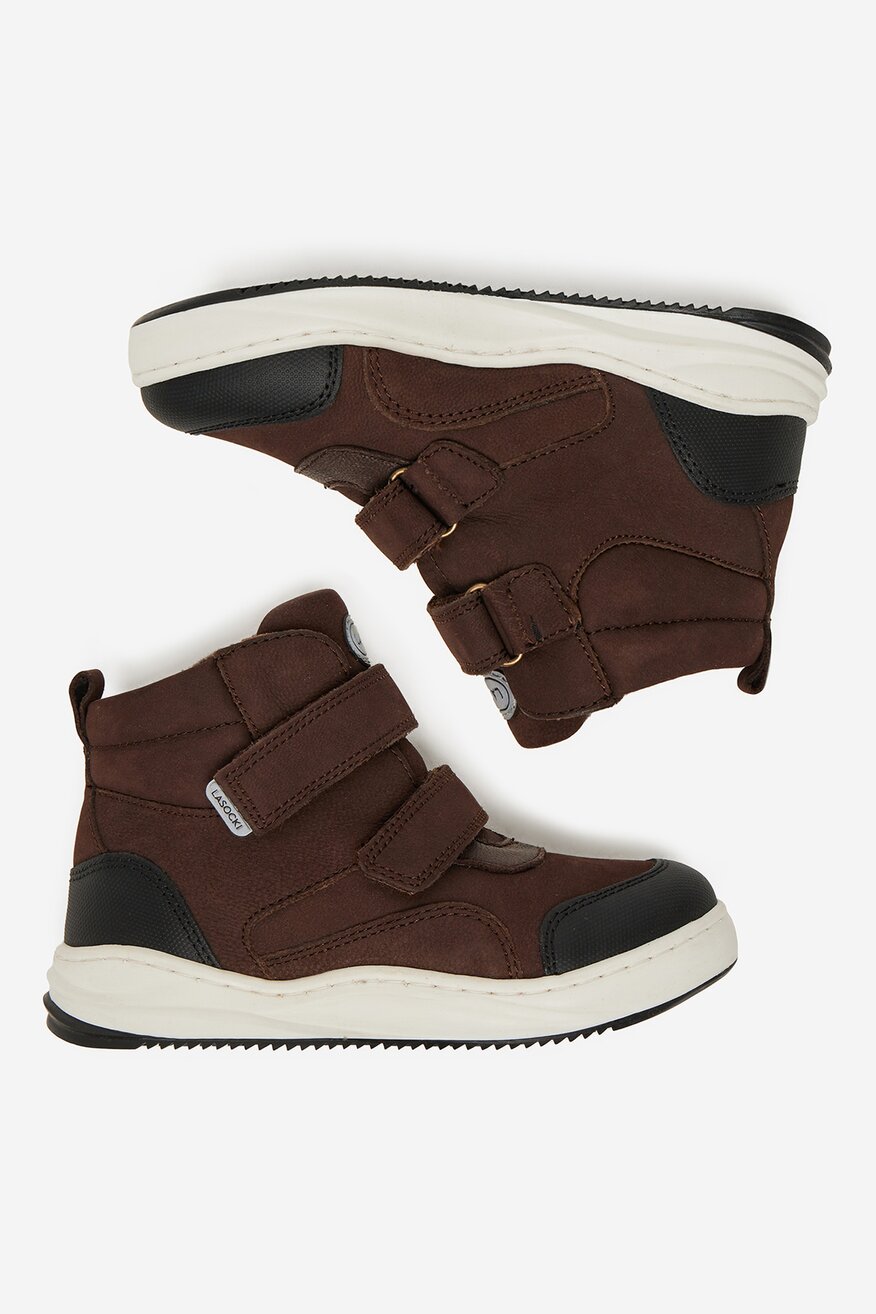 Šněrovací vyšší obuv Lasocki Kids HNĚDÁ - 5906751199985
