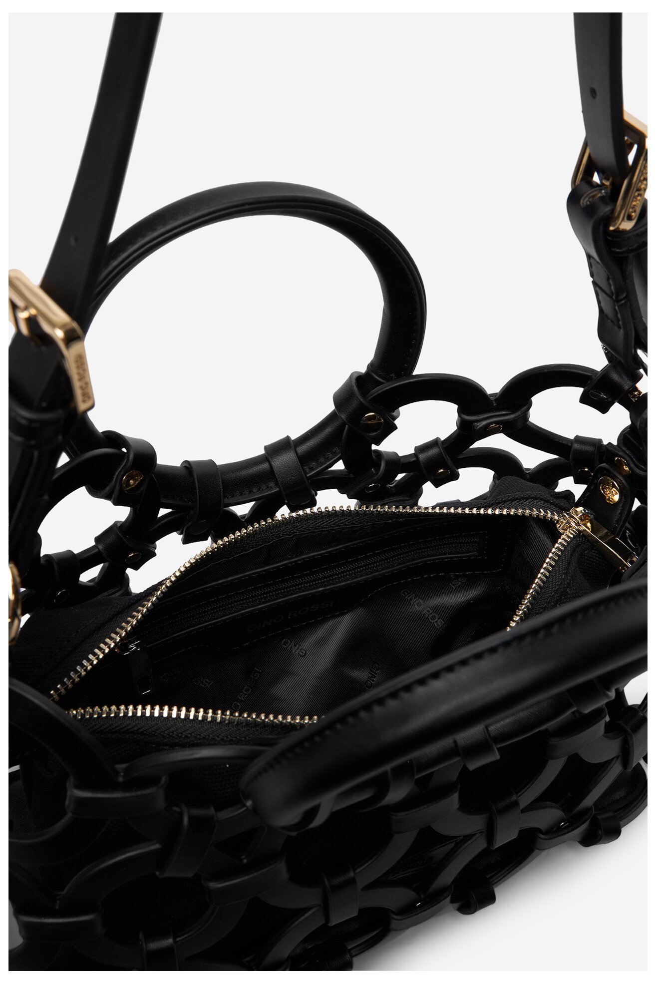 Kézitáska Gino Rossi EO-LDA3409C FEKETE