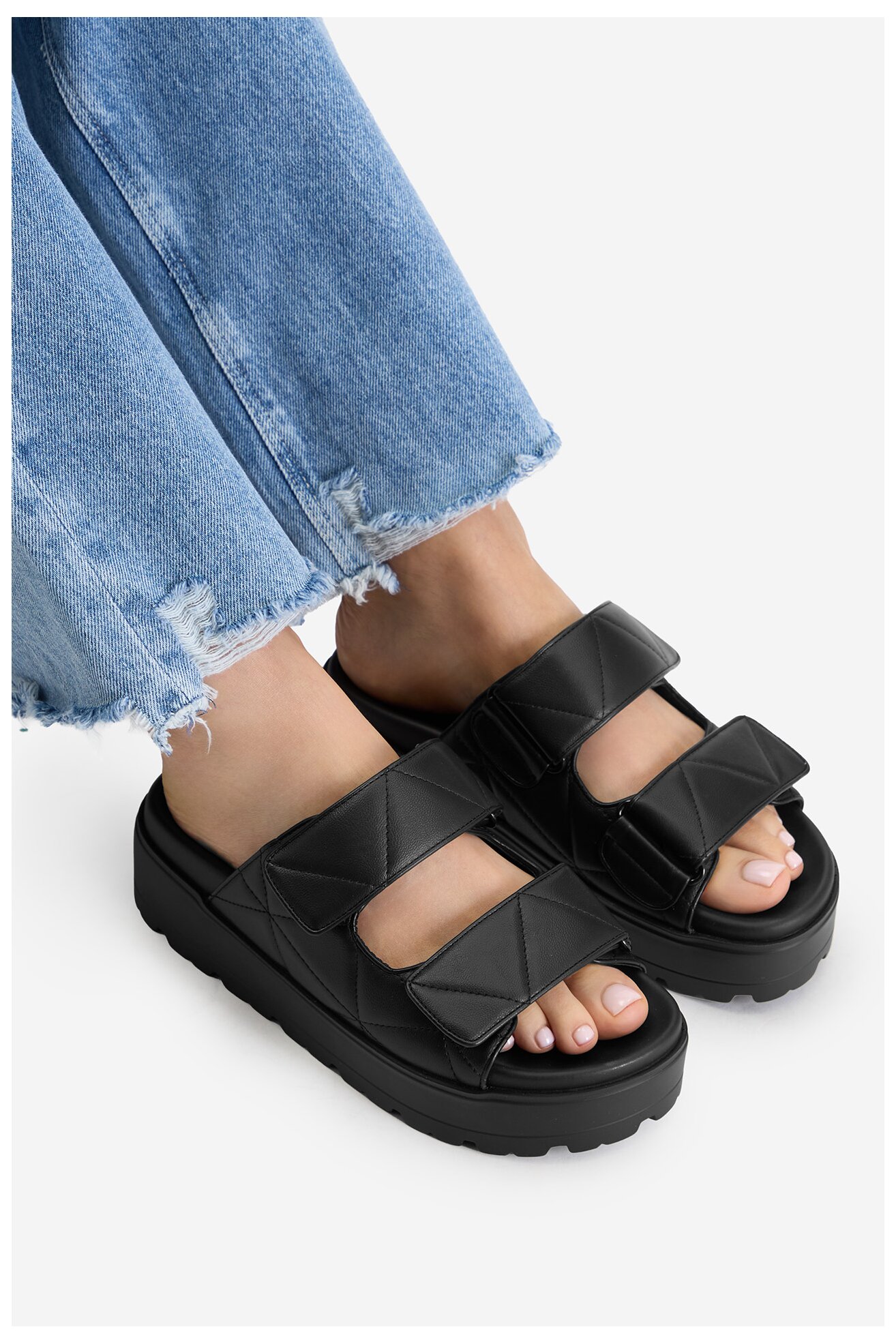 Klapki DeeZee CEO-R25SS09248 Czarny