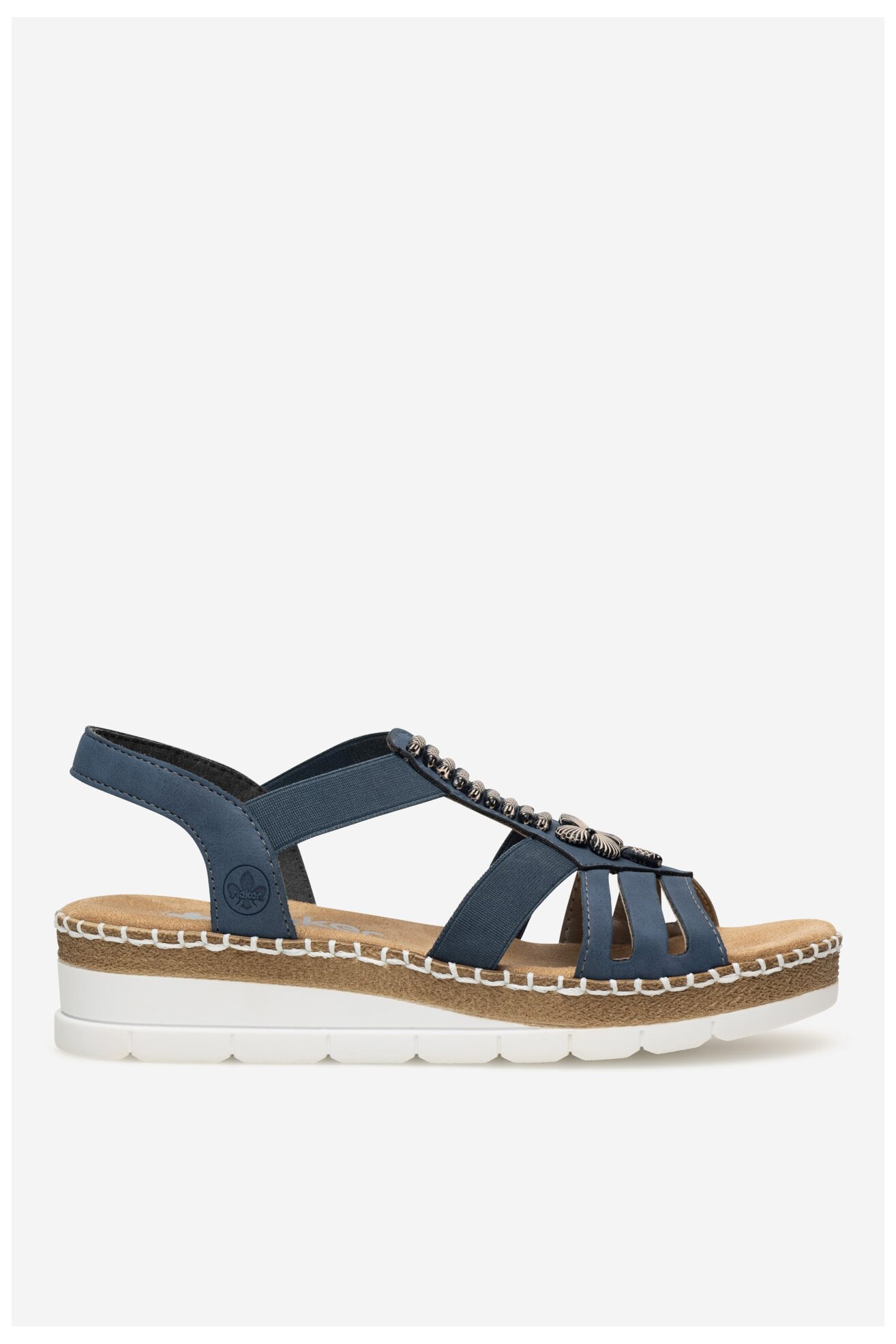 Sandały Rieker V1206-14 Niebieski