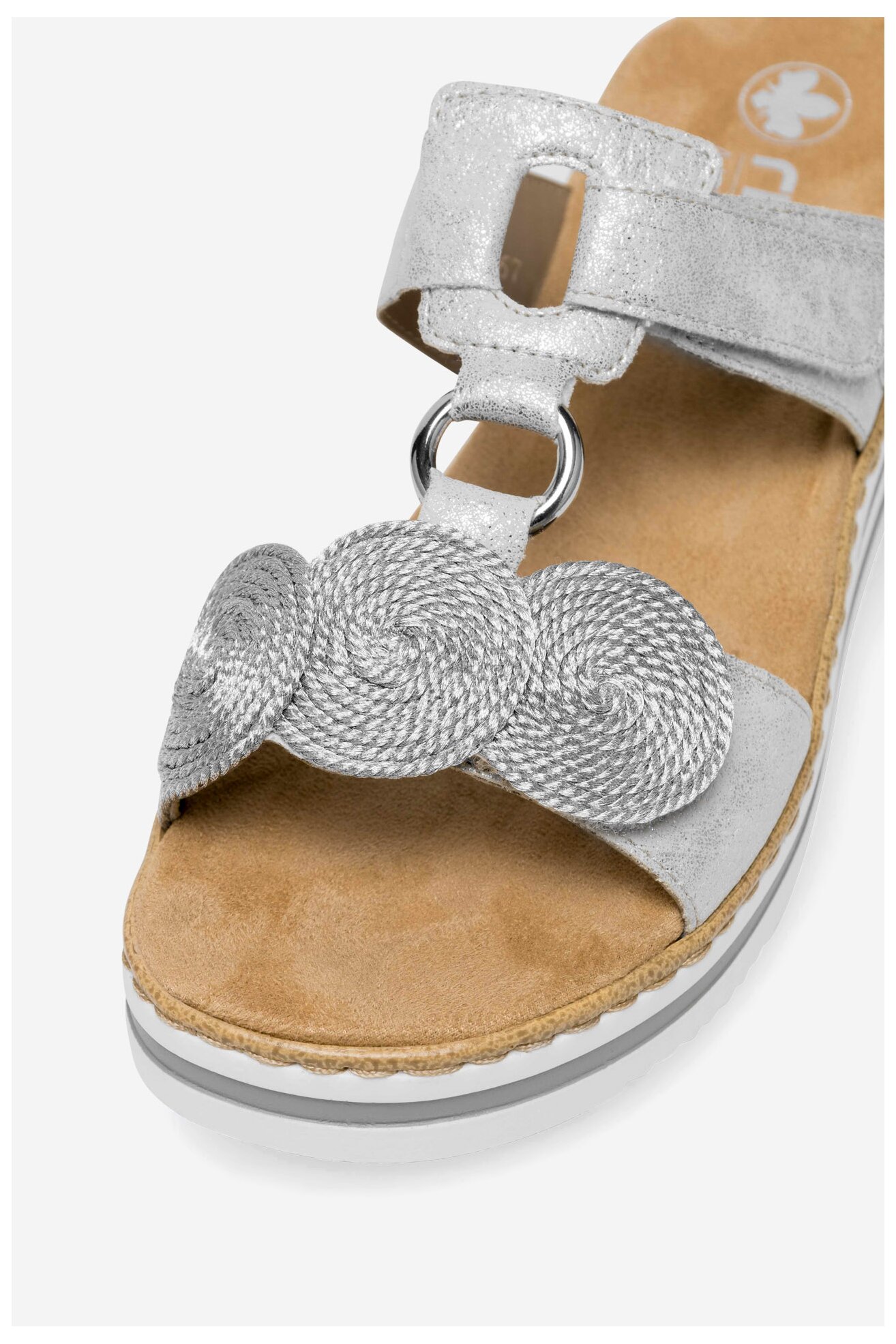 Джапанки Rieker V02K3-40 СИВ