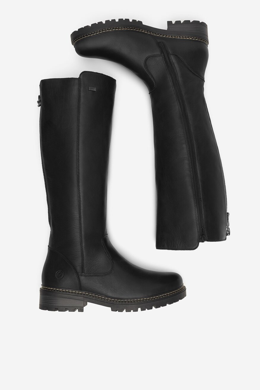 
                Remonte - Oficerki skórzane ocieplane - 2230068904011