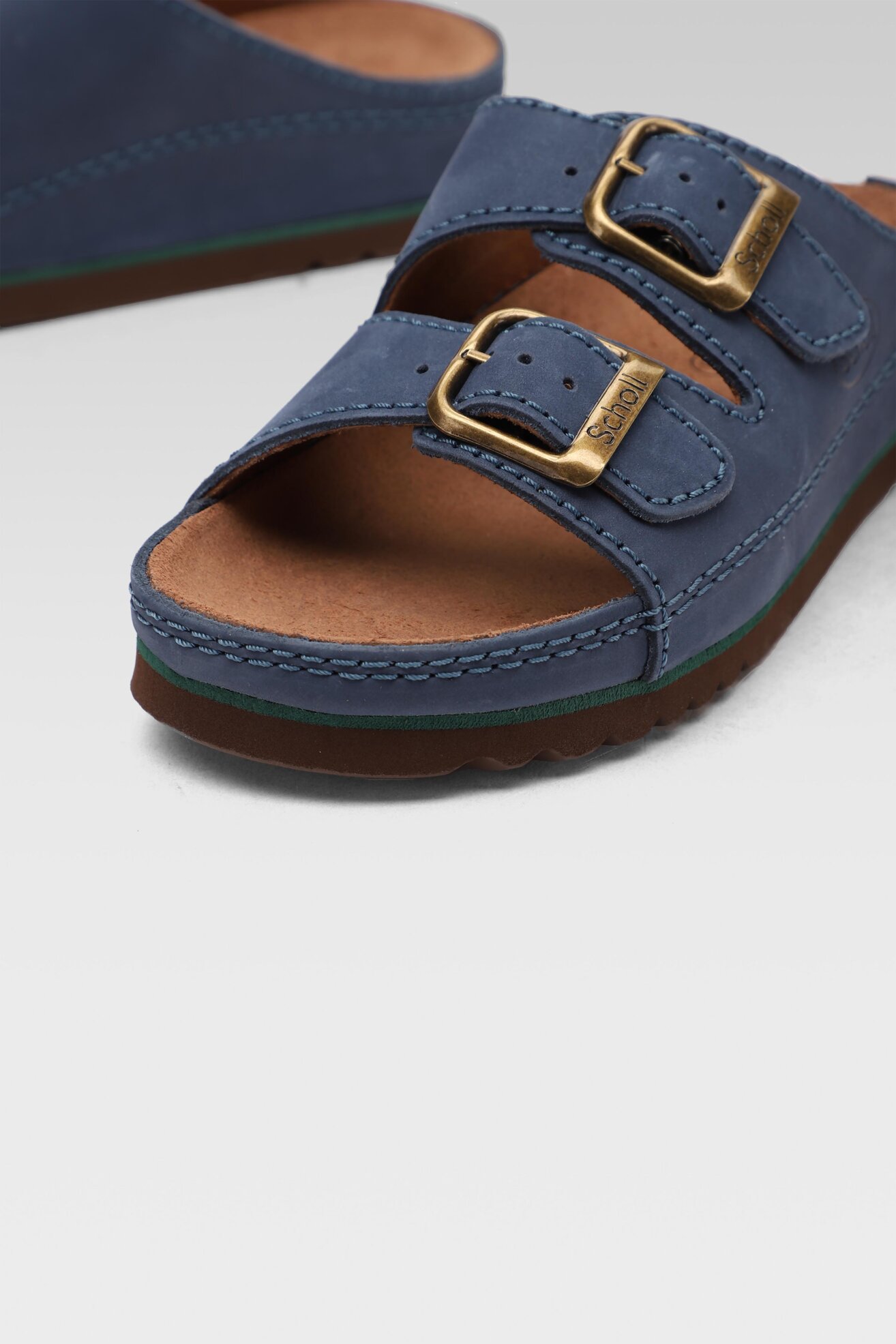 Klapki Scholl F21531 AIR BAG MED 1017 Granatowy