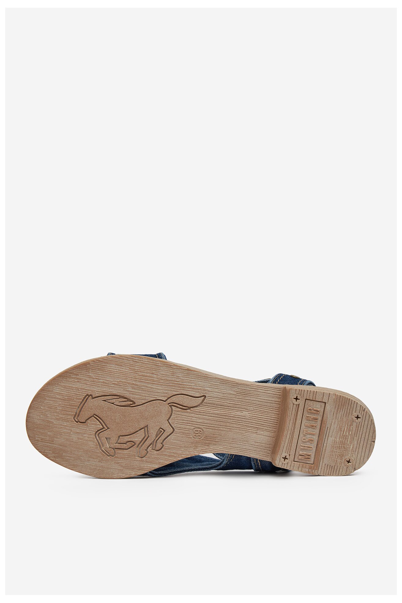 Sandały Mustang 1388-807-841 Jeansowy