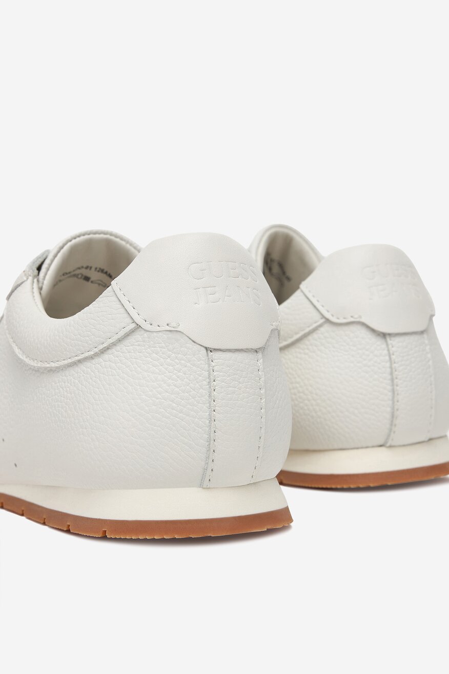 GUESS JEANS - Sneakersy skórzane - 5906751955970