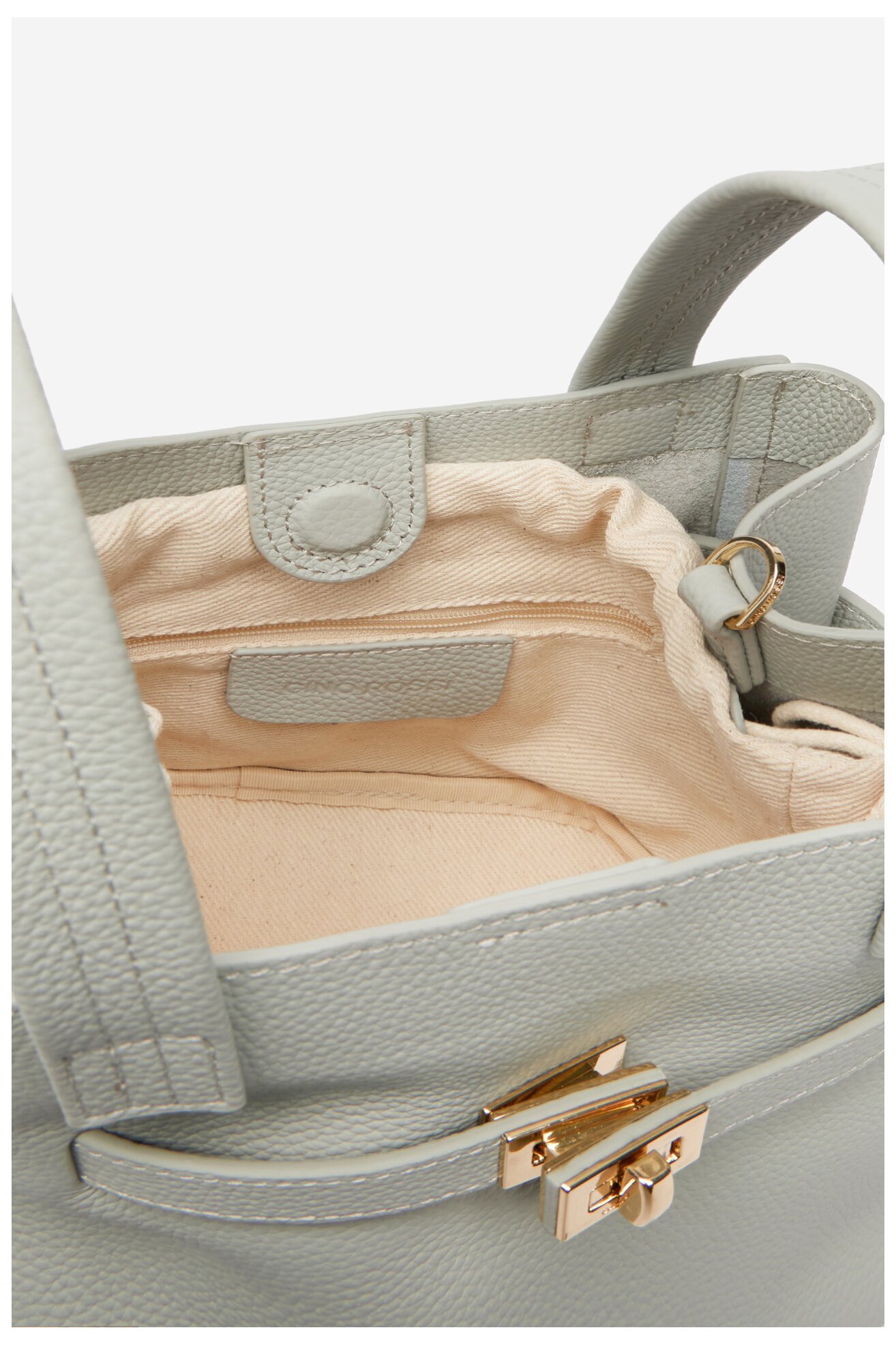 Сумка З Ремінцем Gino Rossi EO-LDA88 СВІТЛО-СІРИЙ