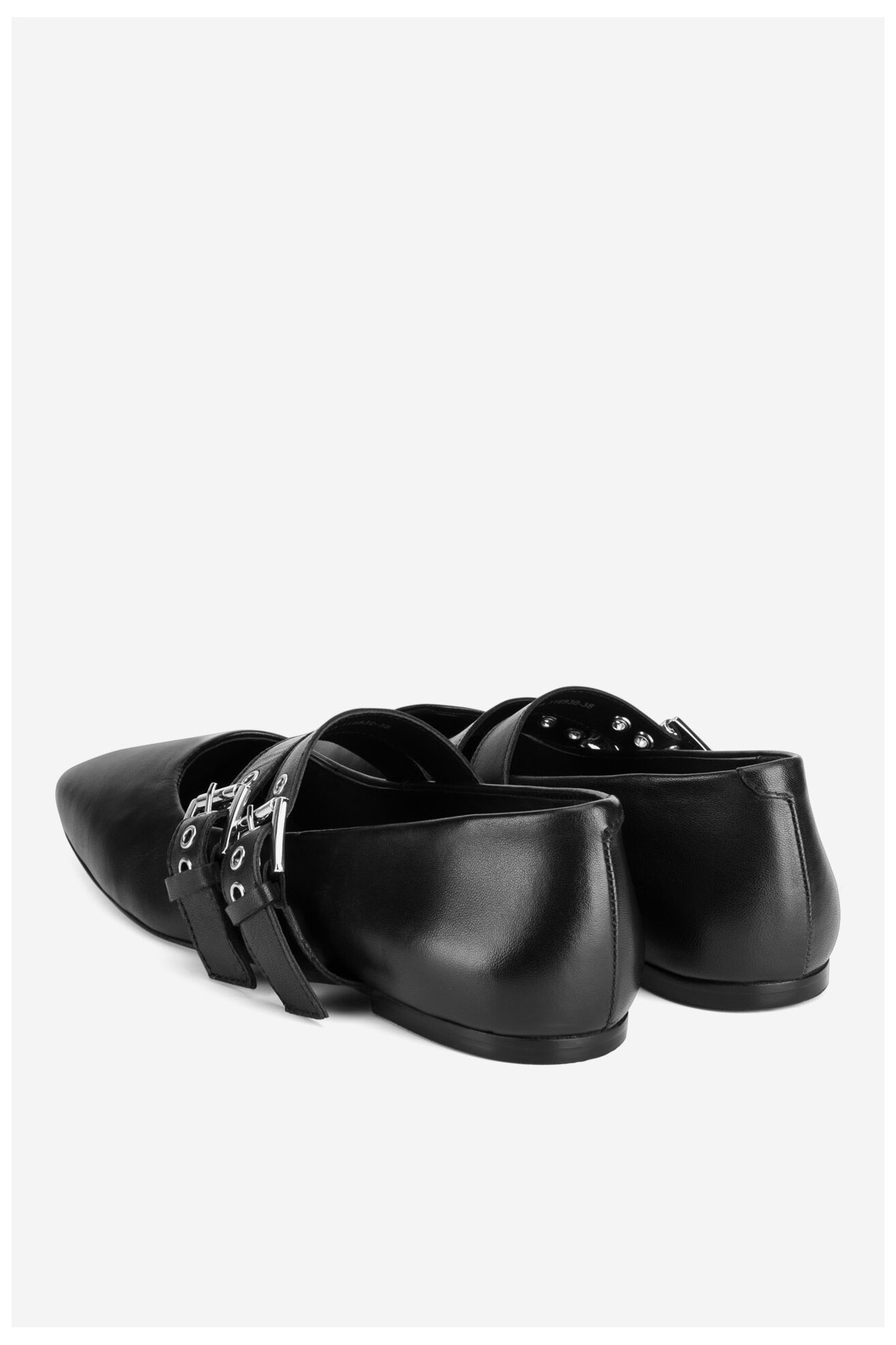 Baleriny Gino Rossi ALIYA- 116930 Czarny