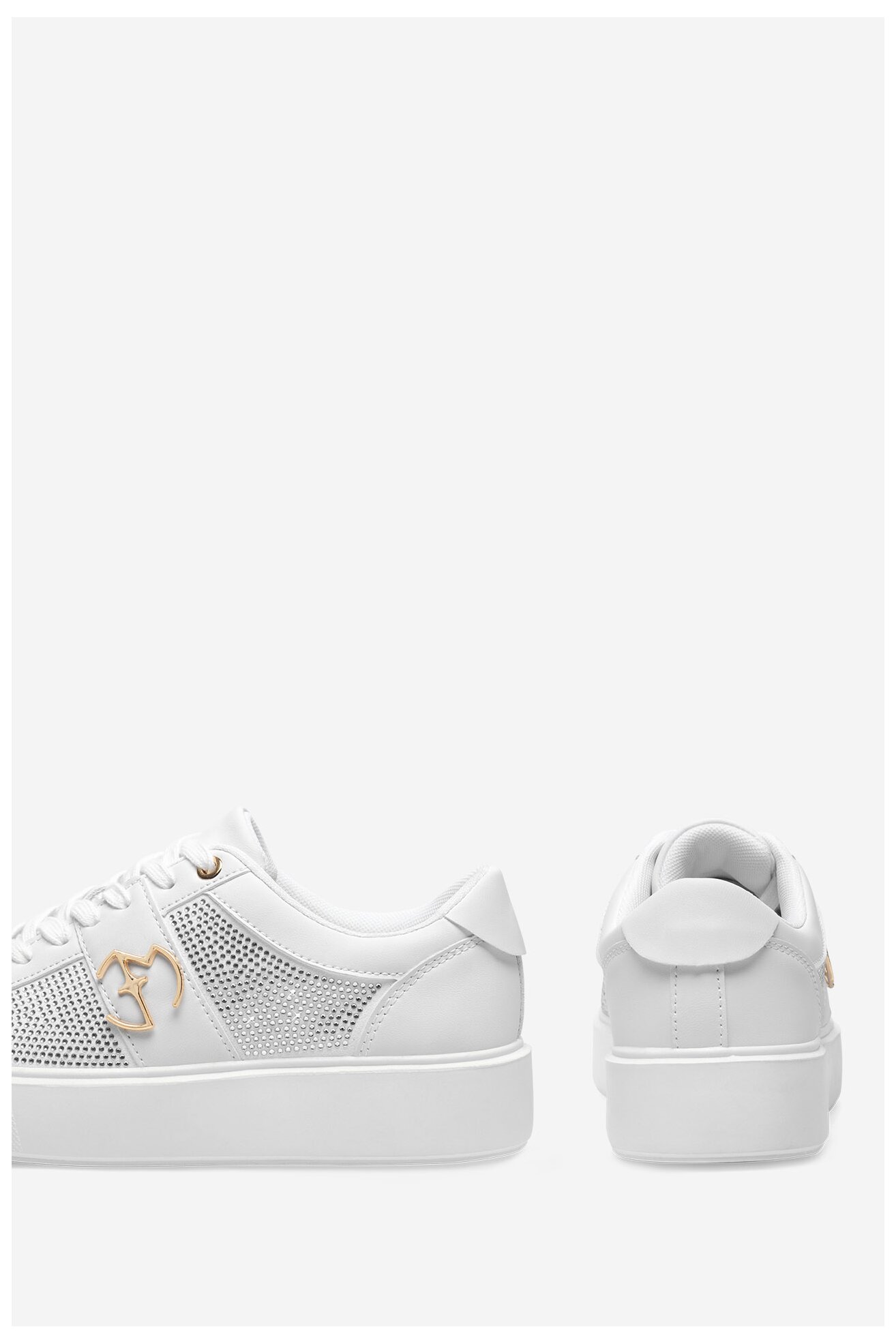 Sneakerși EVA MINGE WYL3358-8 ALB