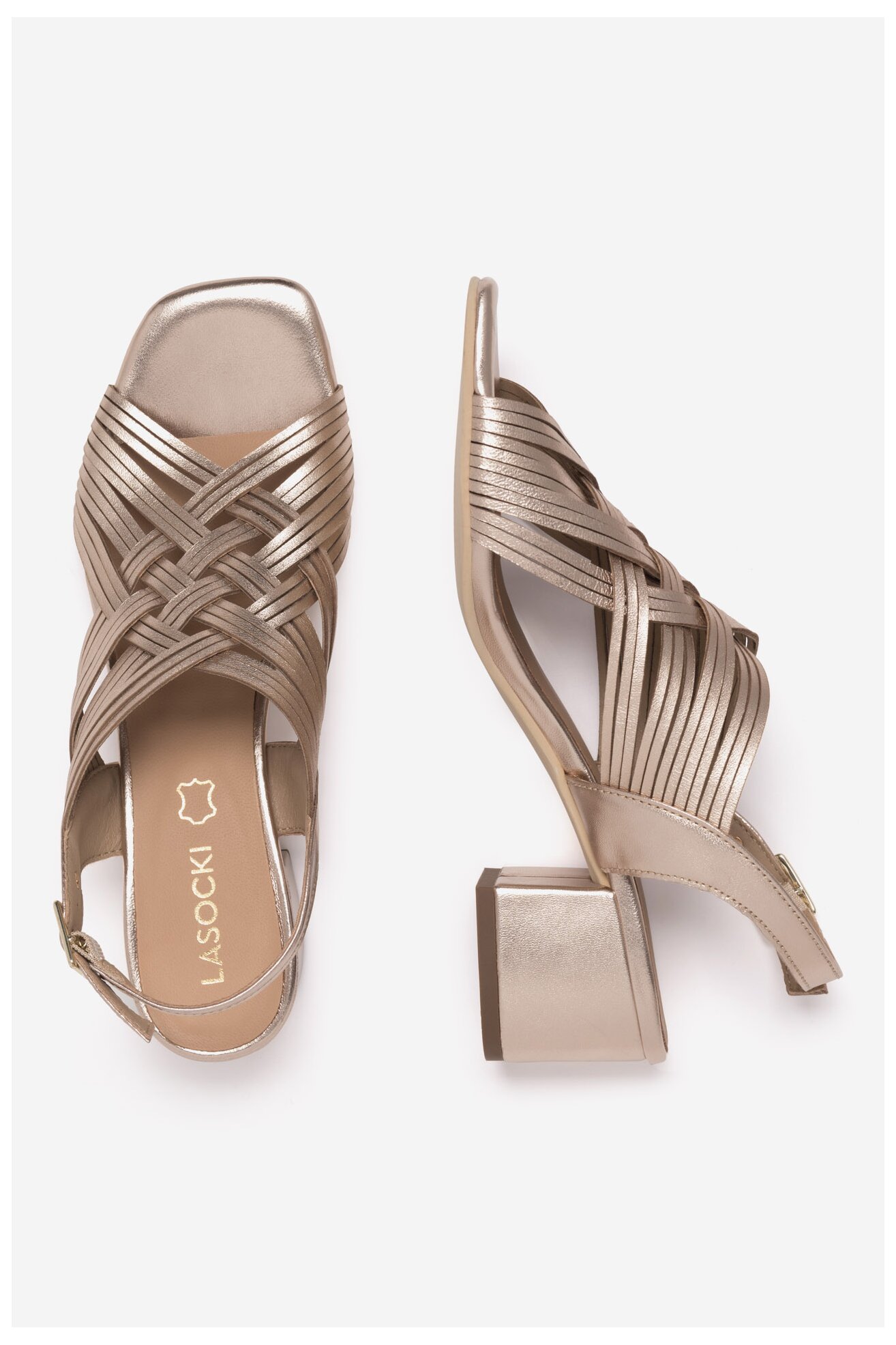 Сандали Lasocki WB-ELA-33 ЗЛАТИСТ