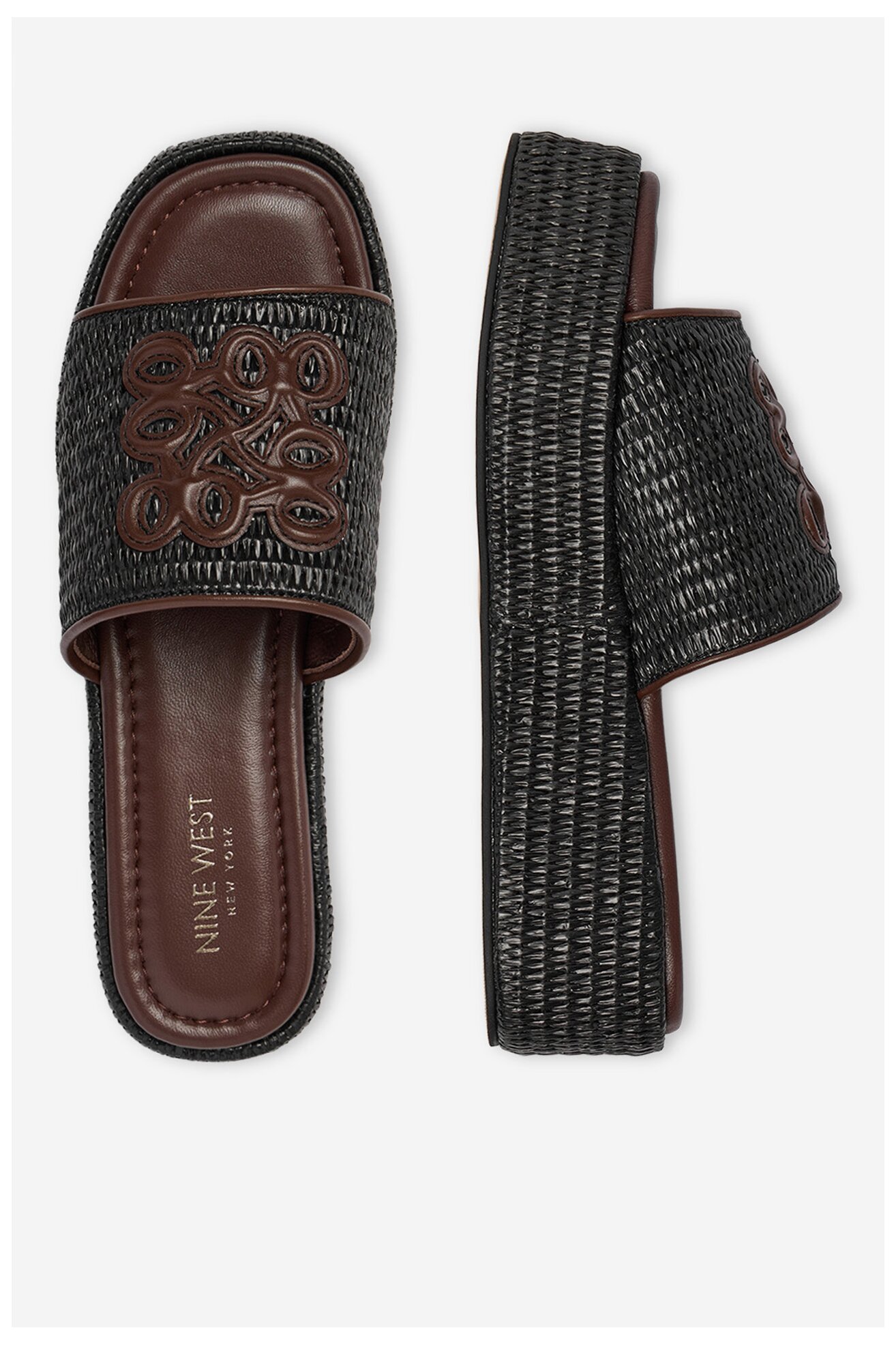 Шльопанець NINE WEST EO-259-8201 ЧОРНИЙ