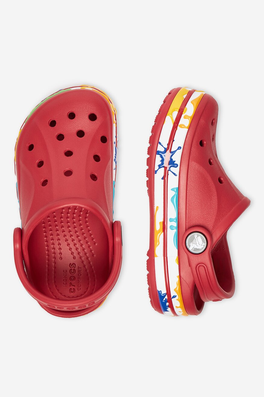 
                        Klapki basenowe Crocs C-BAYABAND CLOG T 211683-6EN Czerwony - 5906751235294