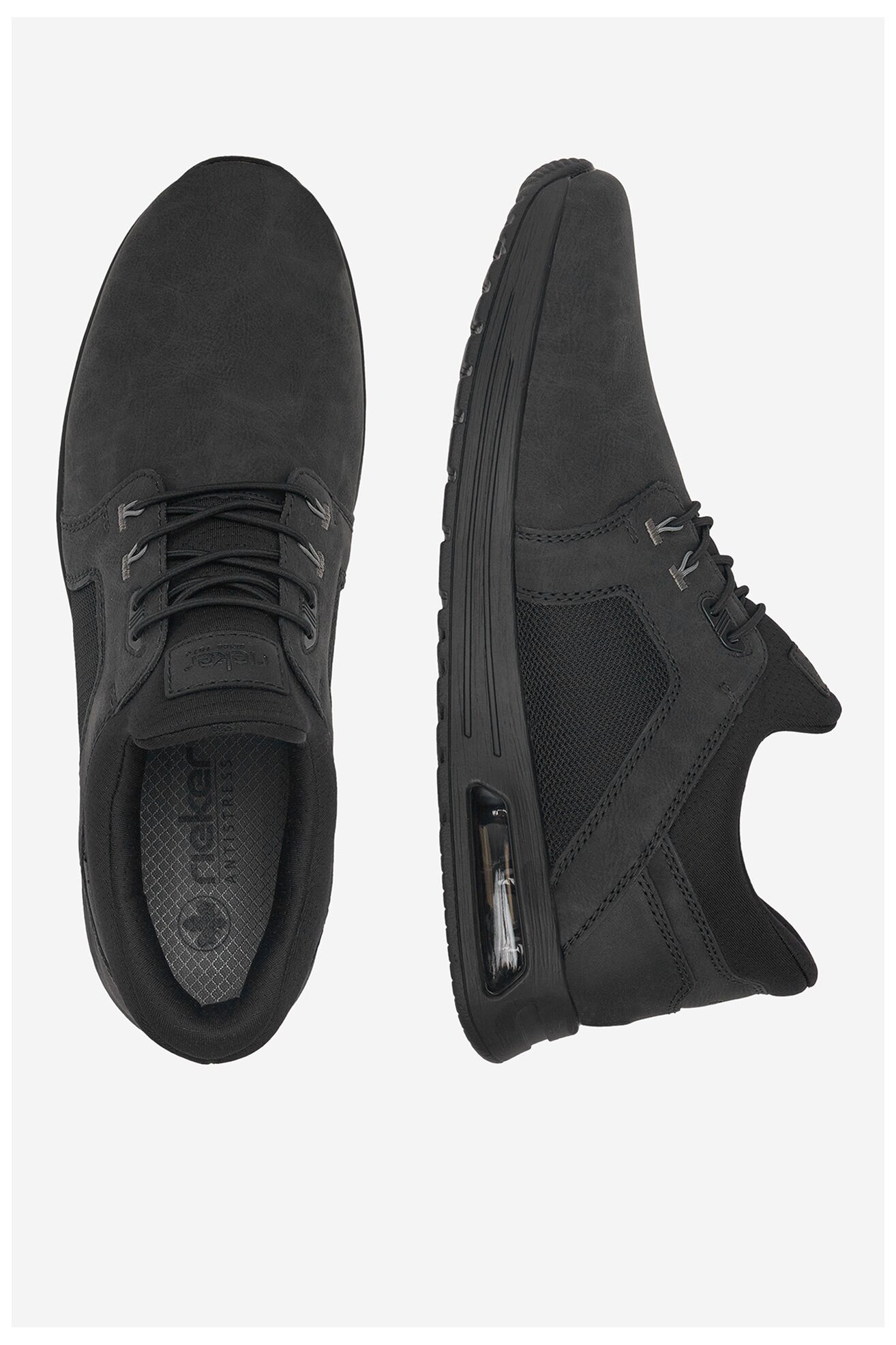 Sneakerși Rieker B1053-00 NEGRU