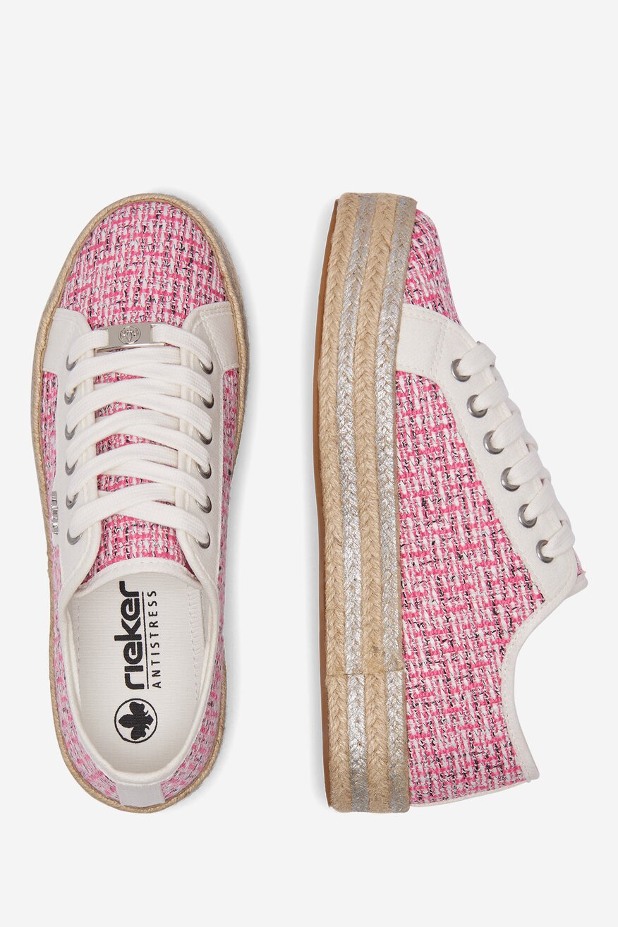 
                Eспадрили Rieker РОЗОВ - 2230056237381