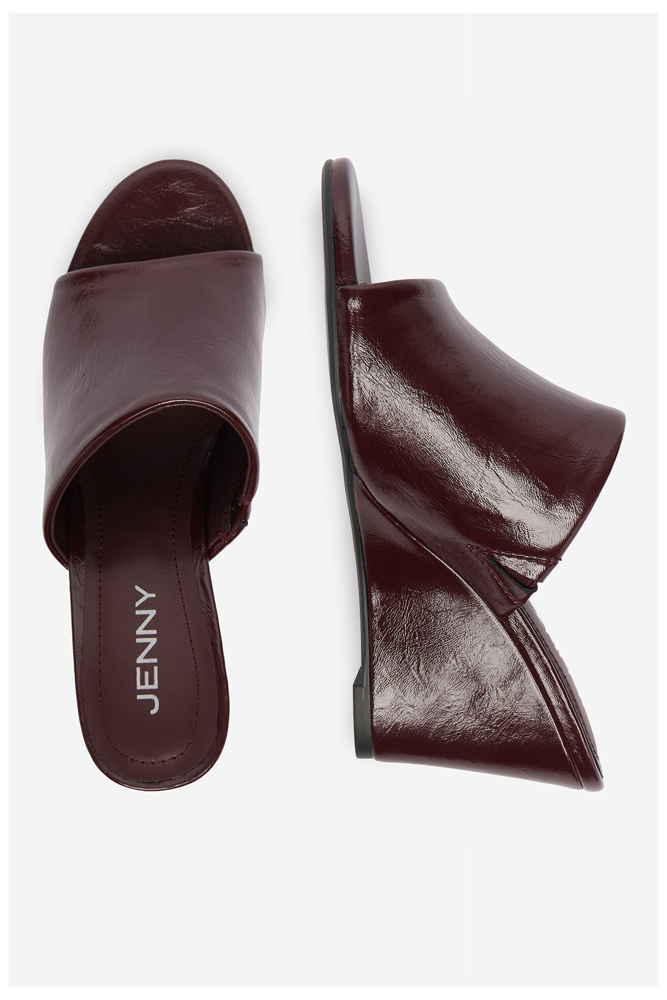 Klapki Jenny CEO-YZ2512-3 Bordowy