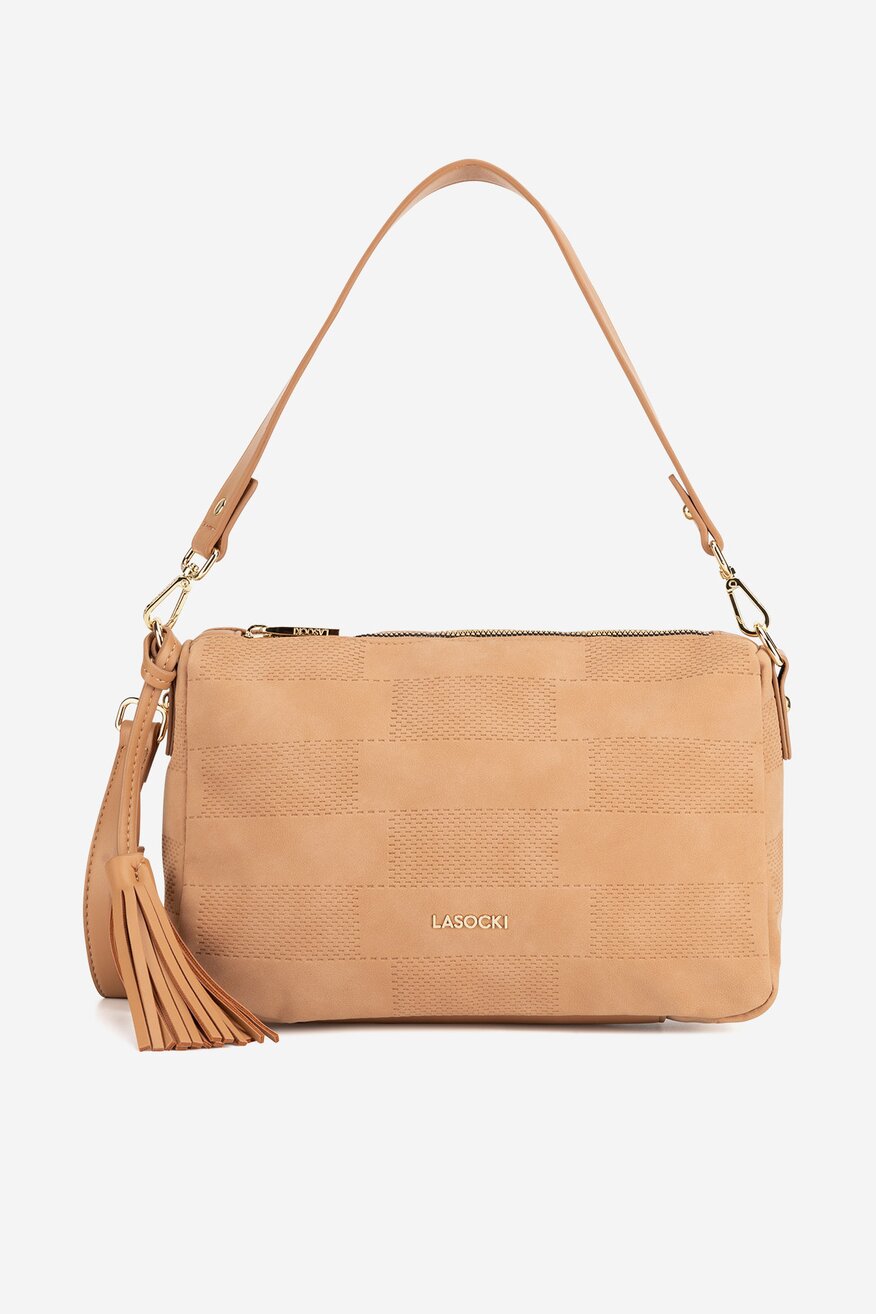 Дамска чанта Lasocki КАМЕЛ - 5905588833680