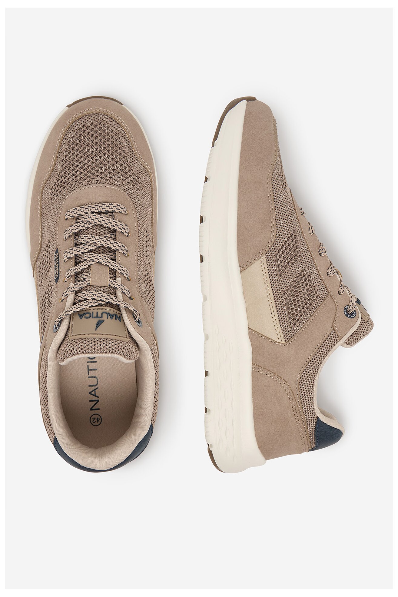 Sneakers NAUTICA CWBEO-BASILIO-02 Beżowy ciemny