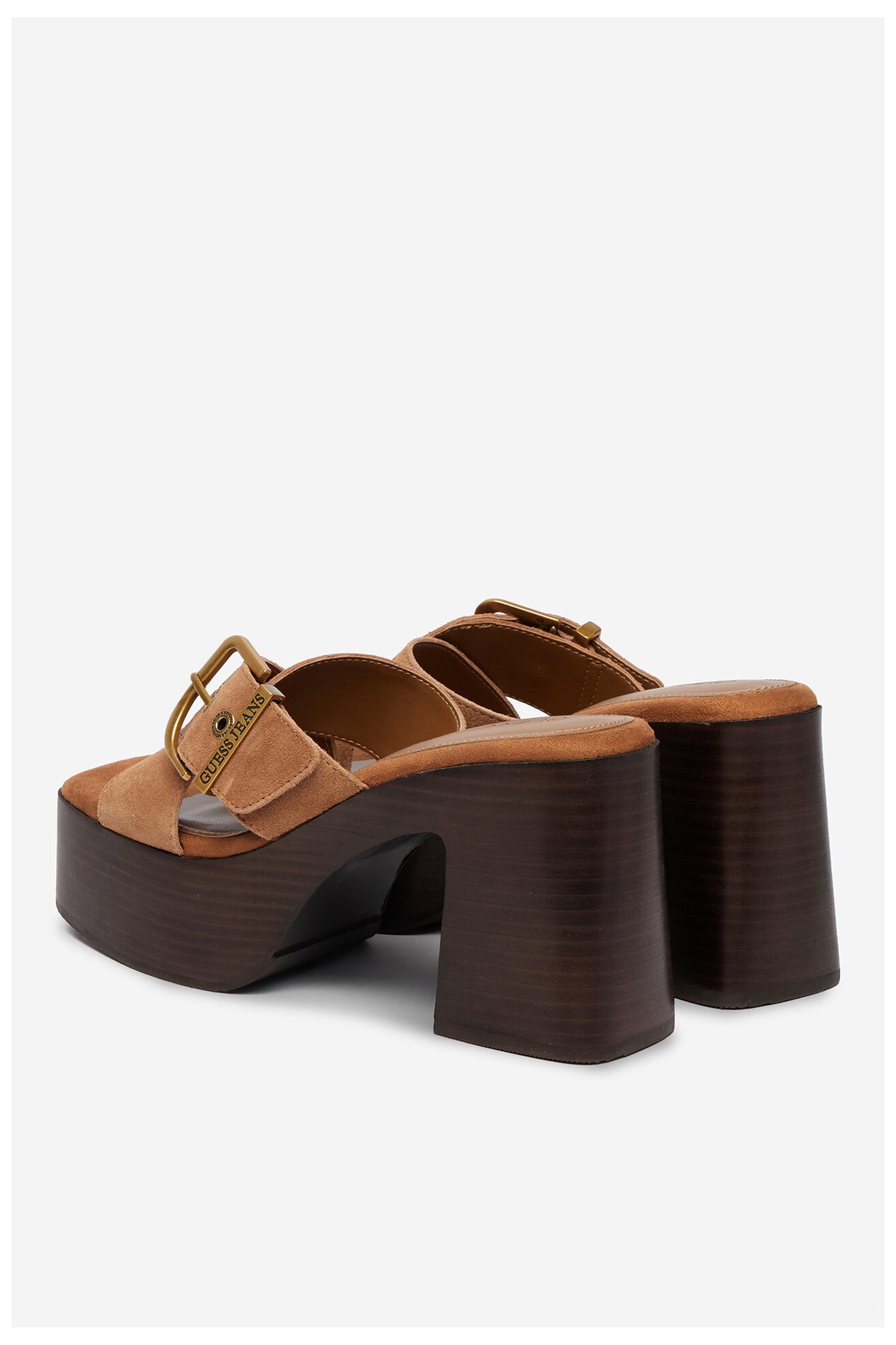 Klapki GUESS JEANS CEO-JD421-3 Brązowy jasny