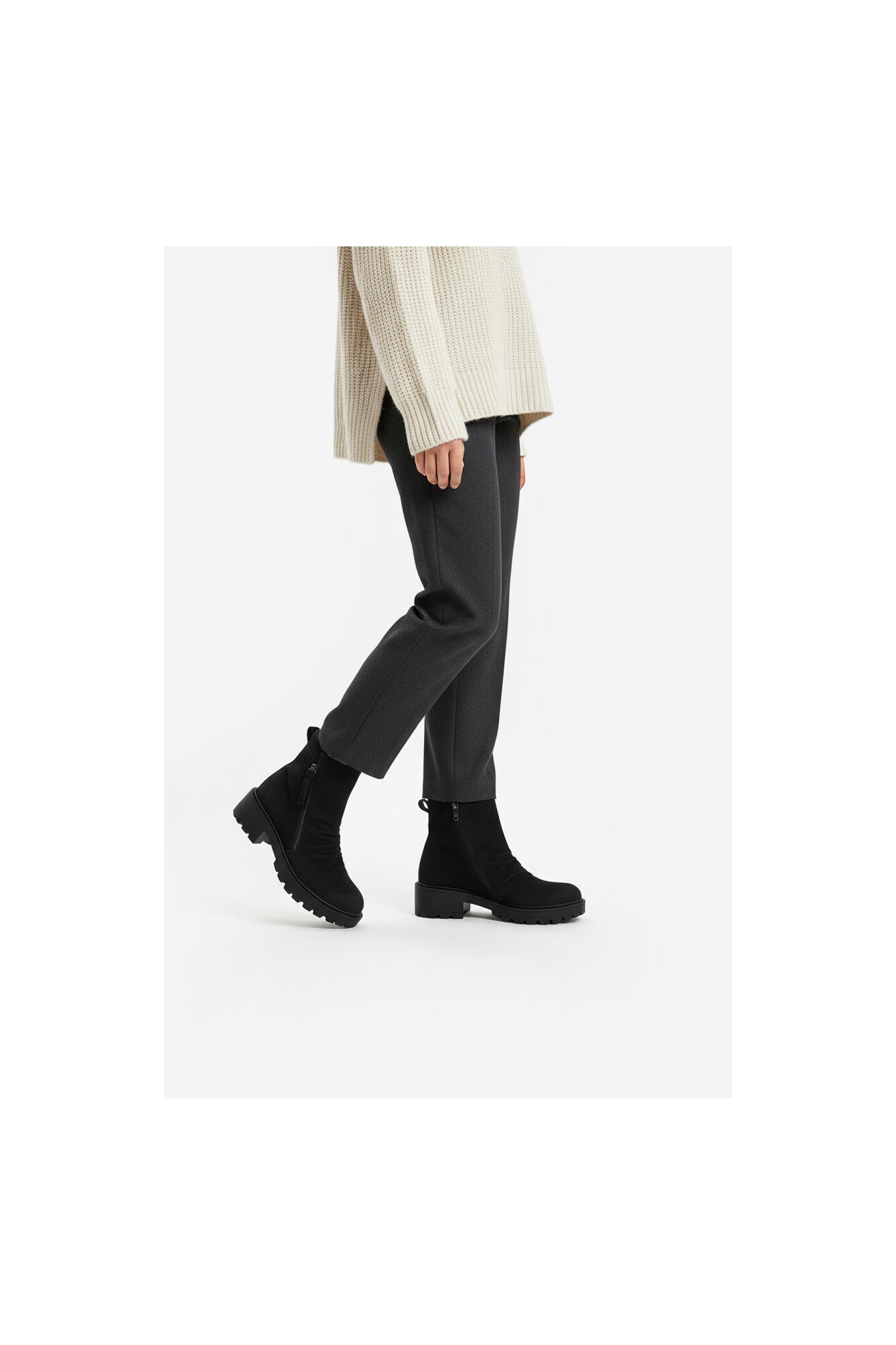 Botki Clara Barson CEO-HY8007S-1 Czarny