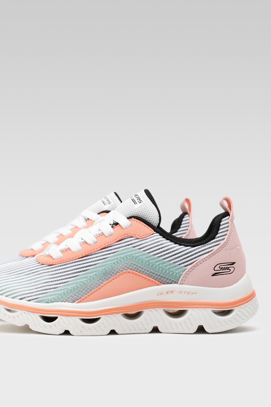 Skechers - Obuwie sportowe z printem kolorowe - 5904248777982