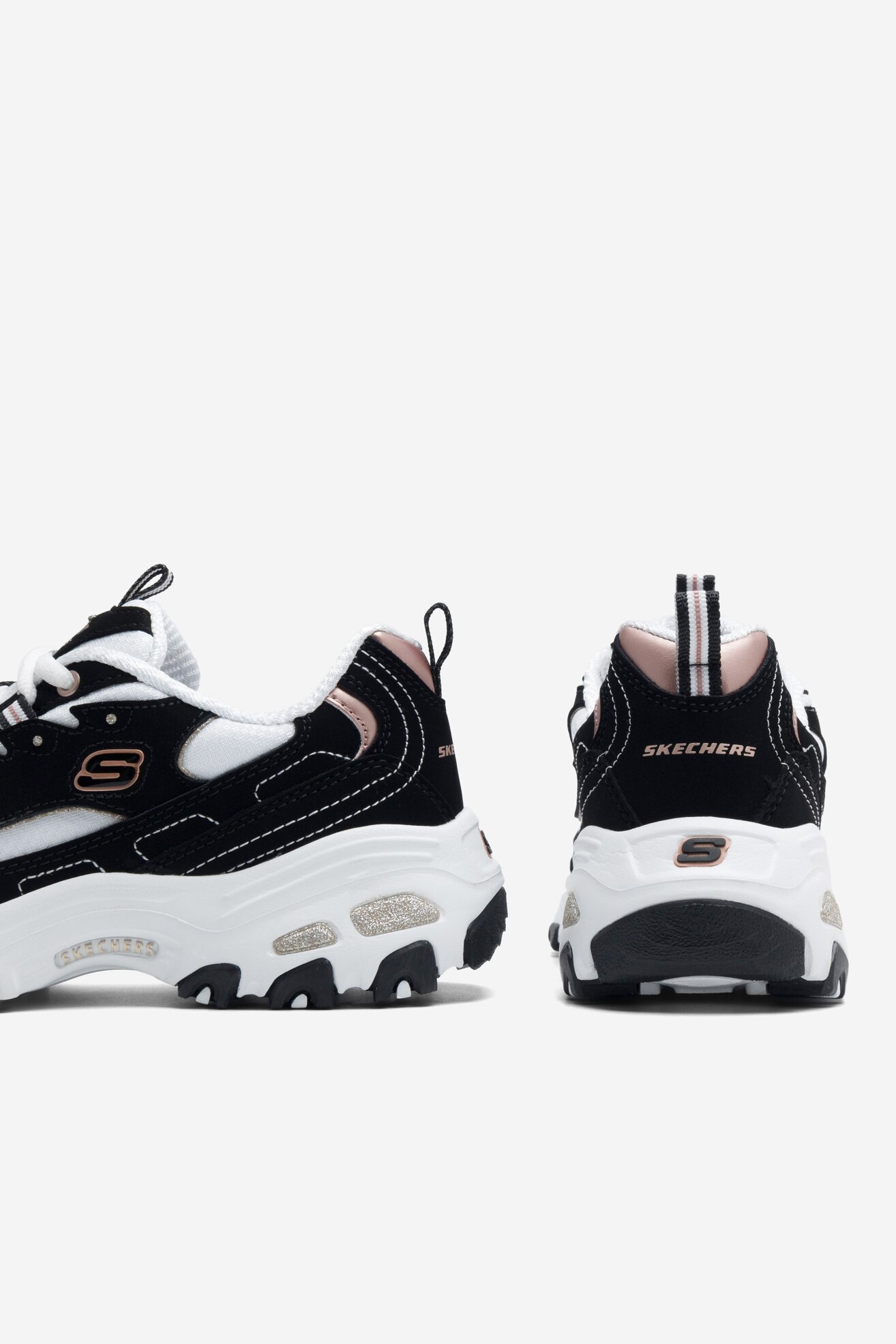 Obuwie sportowe Skechers D'LITES 13154 BKRG Czarny