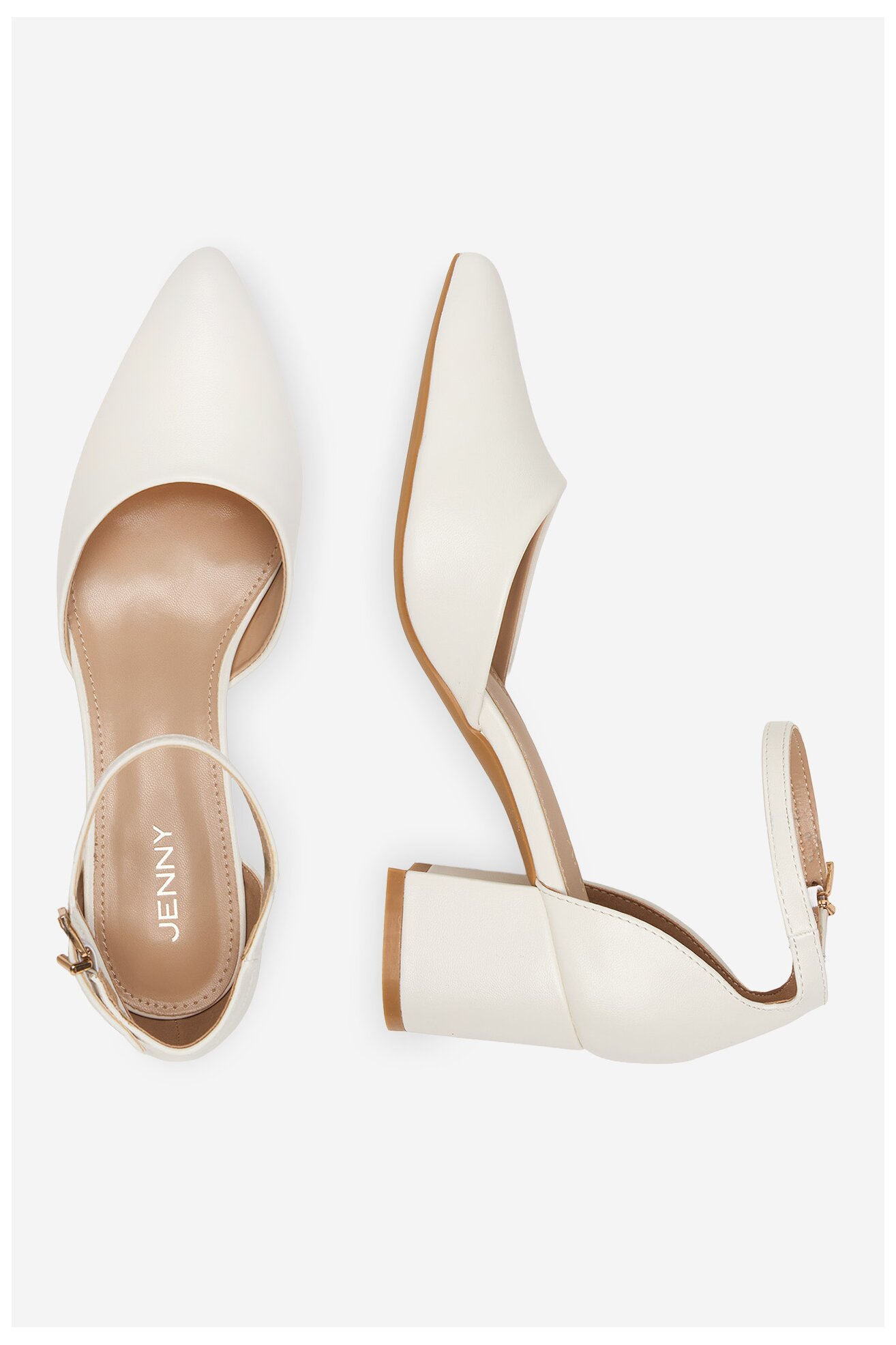 Pantofi cu toc Jenny CEO-ANGEL WS210702-10 ALB