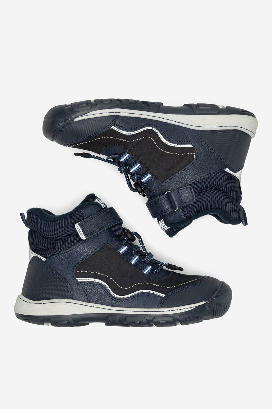 Šněrovací vyšší obuv Lasocki Young TMAVĚ MODRÁ - 5905588907107