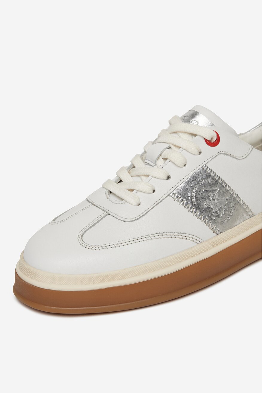 Sneakerși Beverly Hills Polo Club ALB - 5906751106808